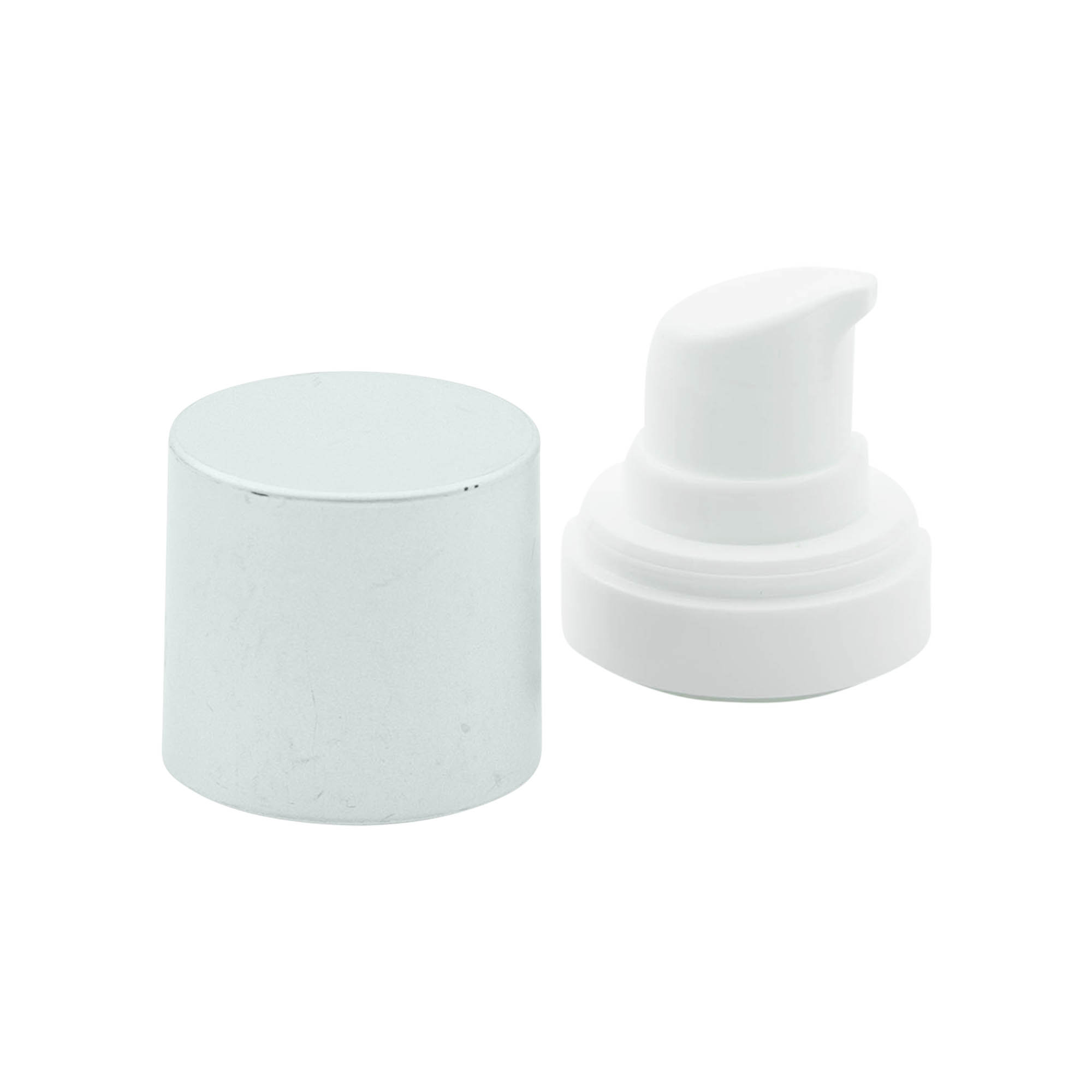 Airless-dispenserpumphuvud 'Micro', PP-plast, silver Airless-dispenserpumphuvud 'Micro', PP-plast, silver