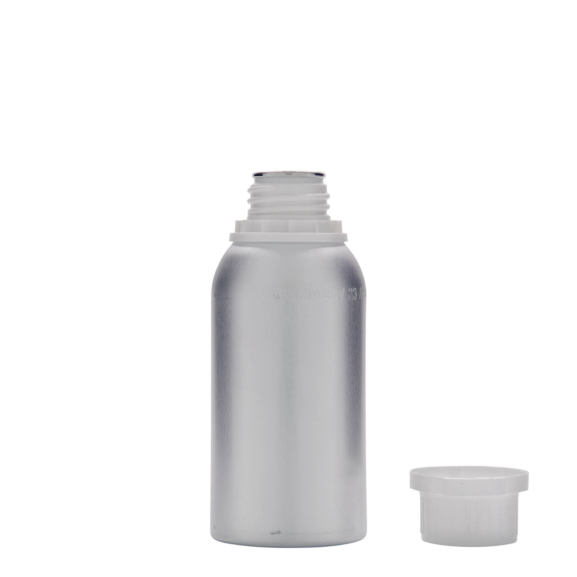 275 ml aluminiumflaska, metall, silver, mynning: DIN 32 275 ml aluminiumflaska, metall, silver, mynning: DIN 32