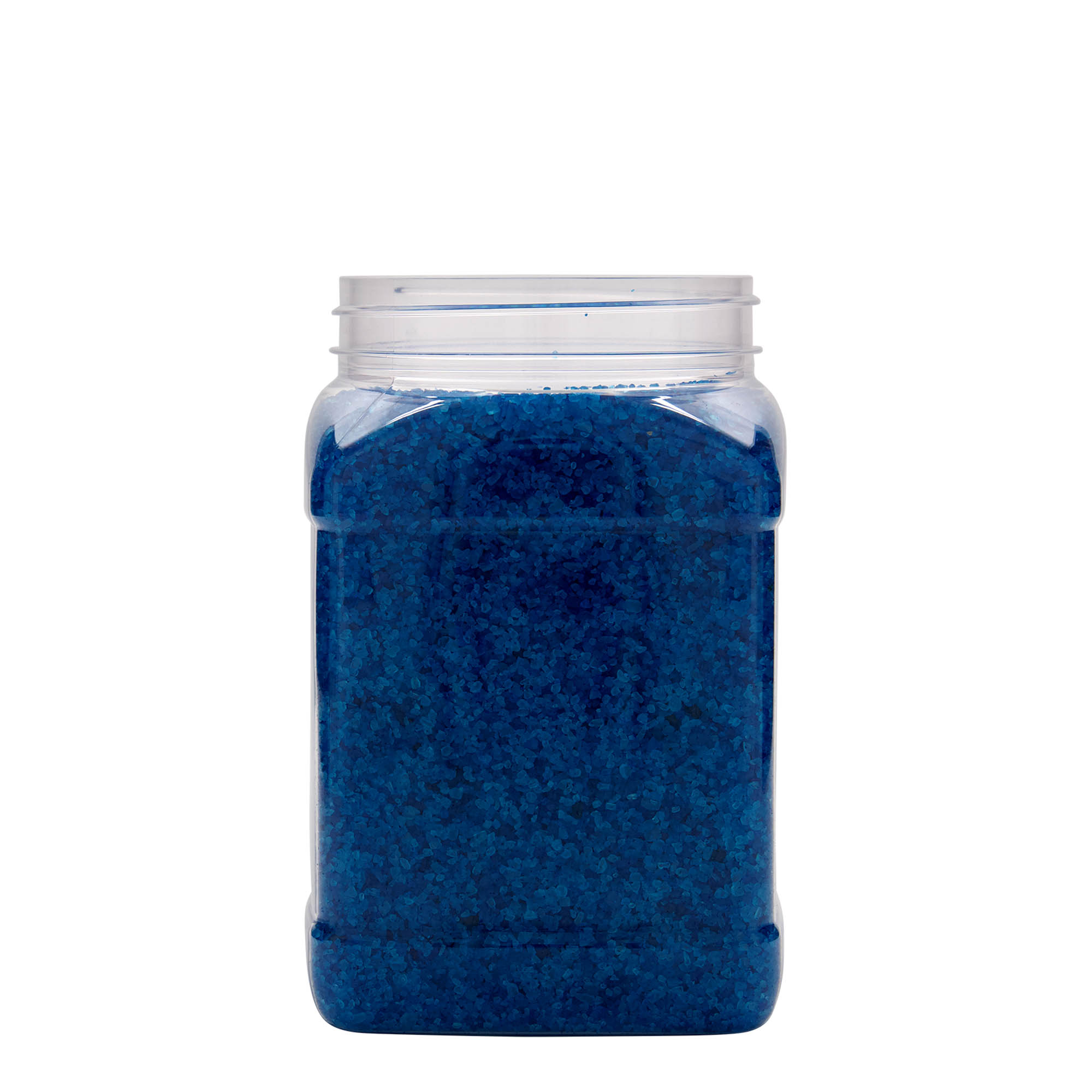 1.500 ml PET-burk 'Dana', kvadratisk, plast, öppning: 100/400