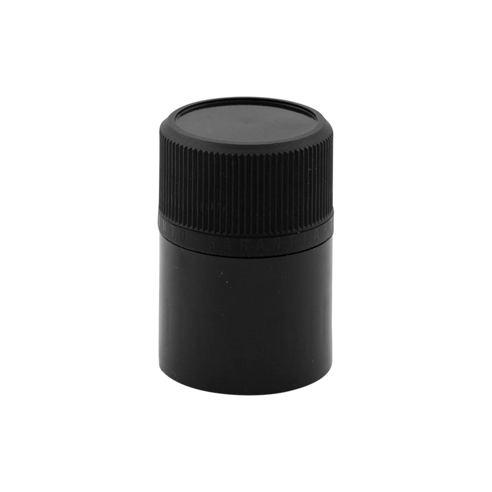 DOP-originalitetssigill med pip, PE-plast, svart