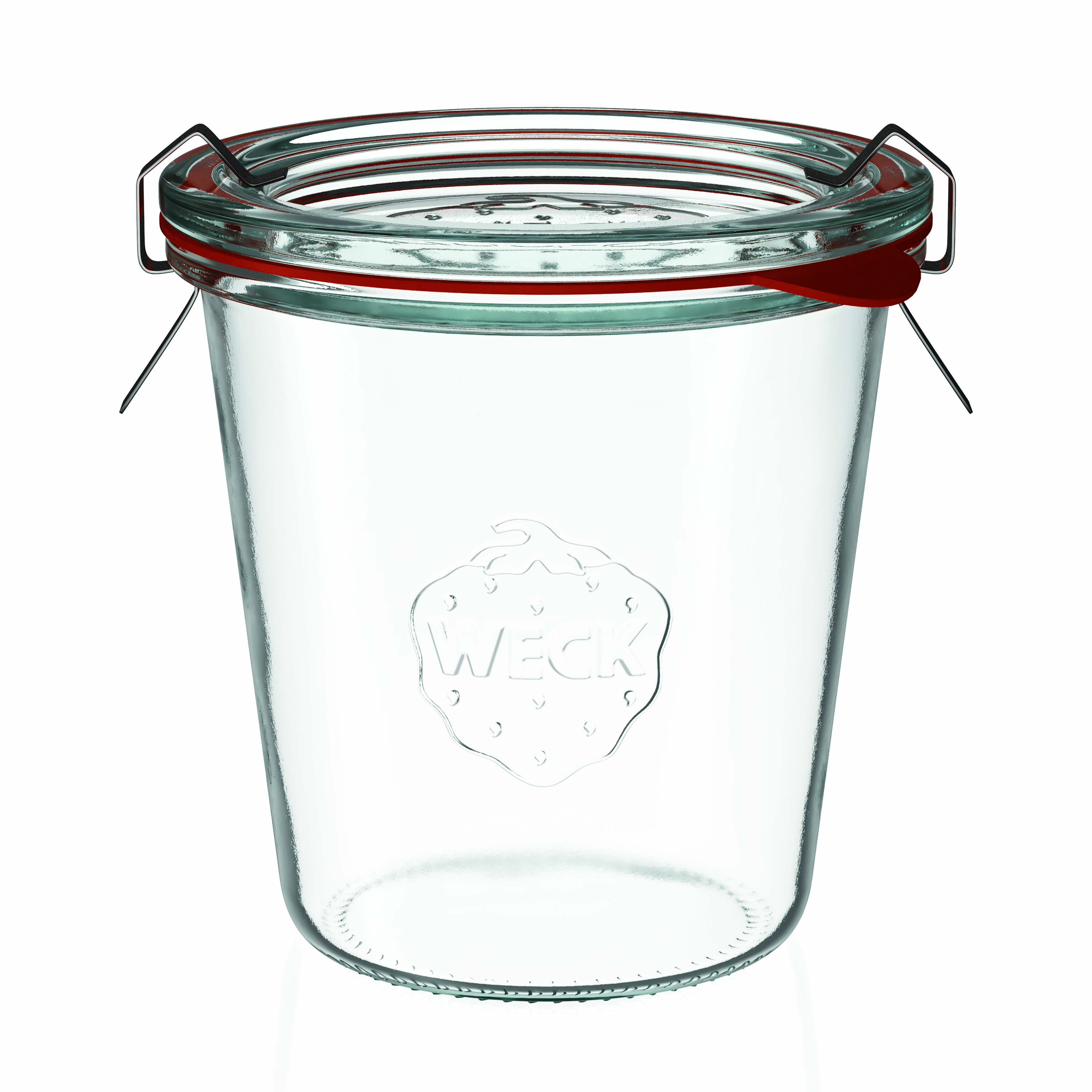 290 ml WECK-omkastningsglas, mynning: rund kant