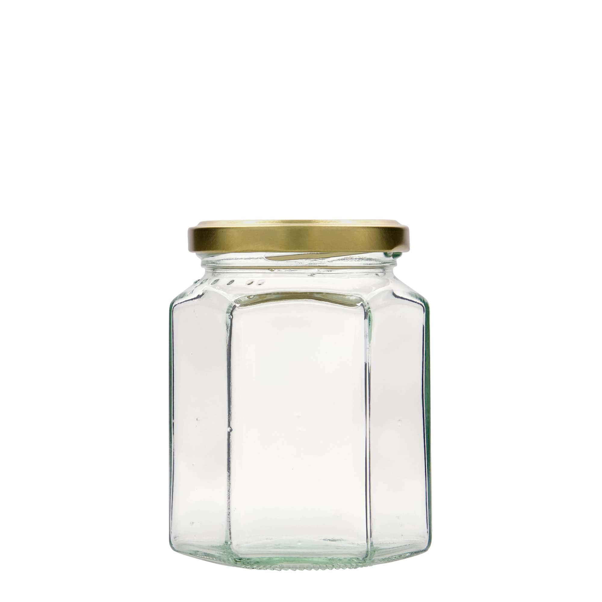 288 ml sexkantigt glas, öppning: Twist-Off (TO 63)