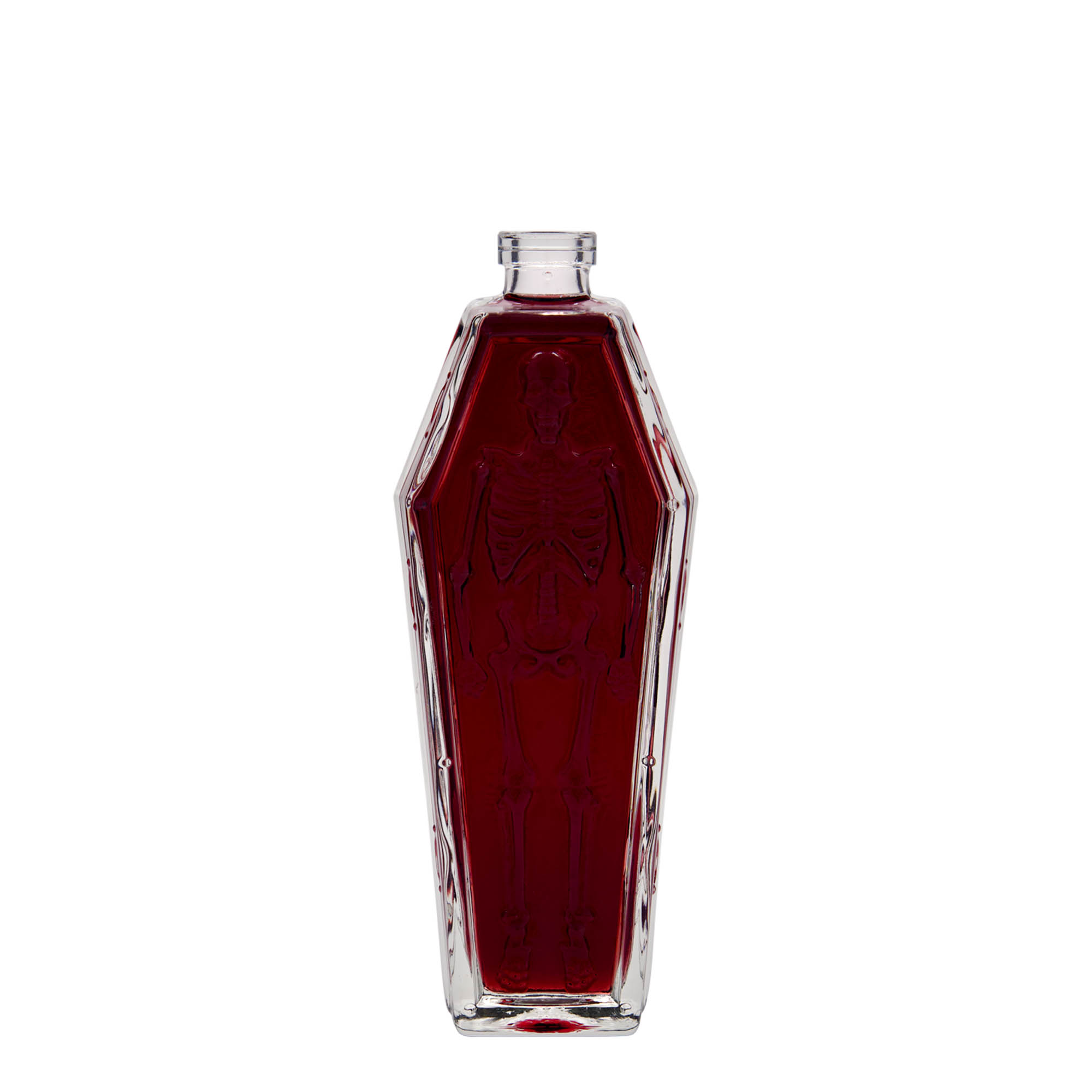 200 ml glasflaska 'kista', mynning: kork