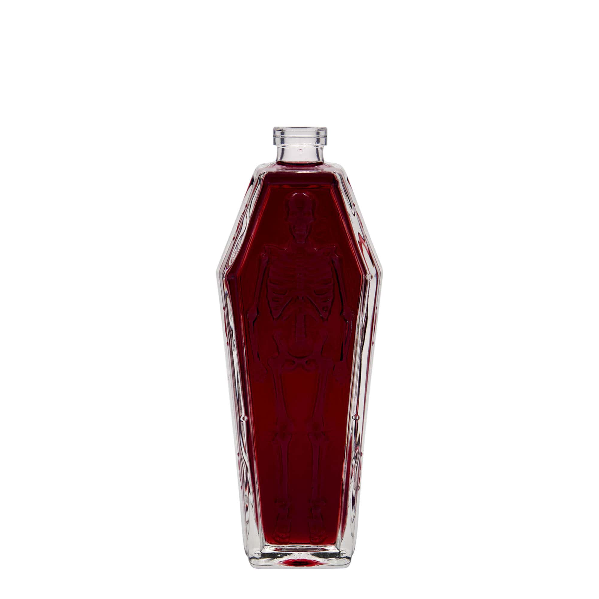 200 ml glasflaska 'kista', mynning: kork