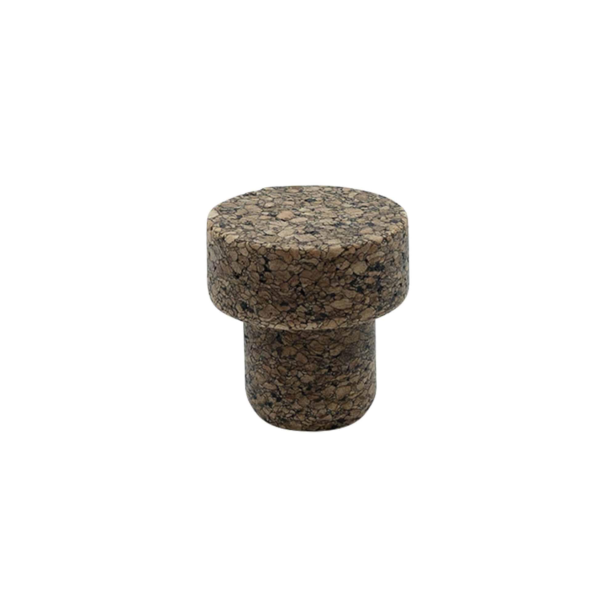Greppkork 'Sharp' 22,5 mm, Corkcoal, för mynning: kork Greppkork 'Sharp' 22,5 mm, Corkcoal, för mynning: kork