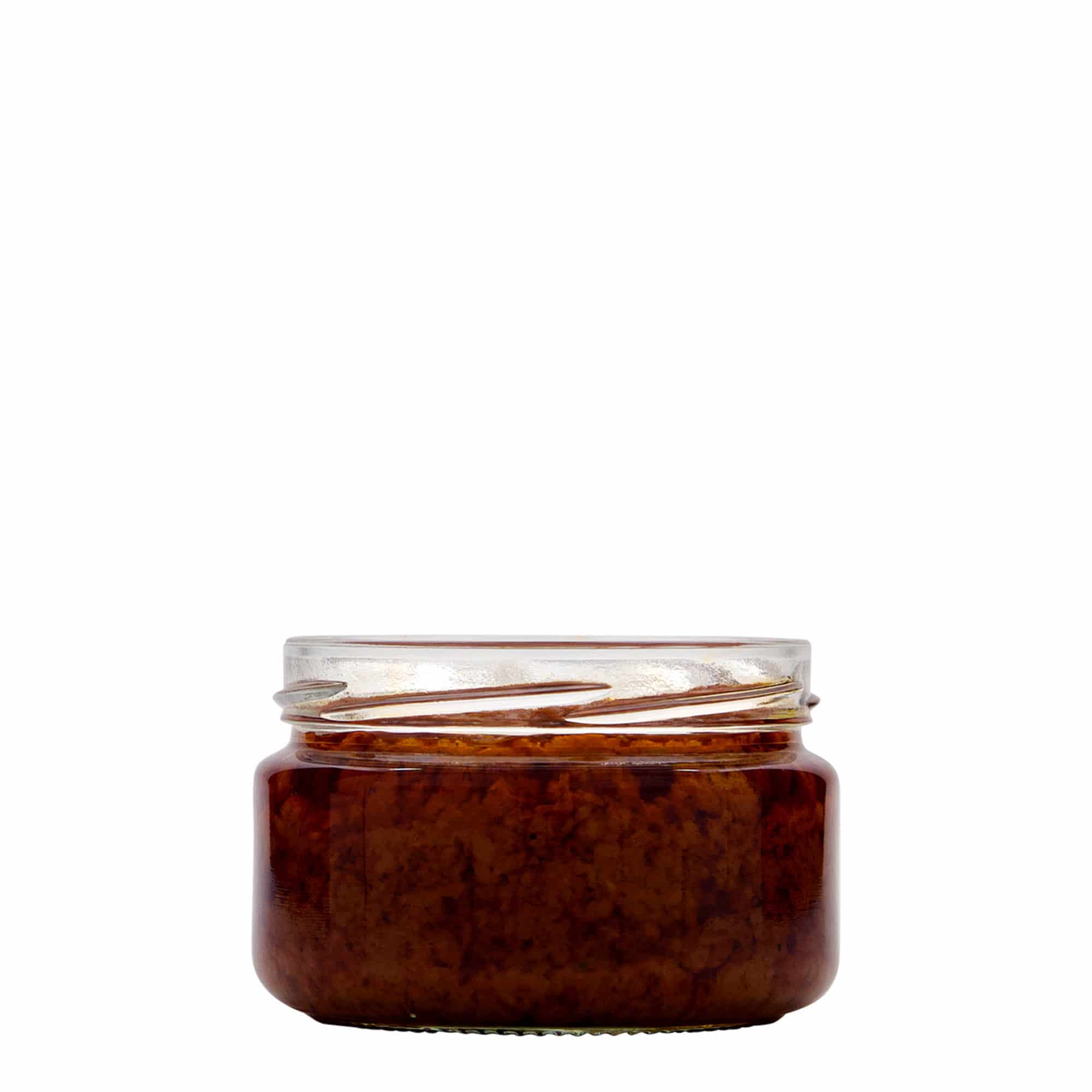 230 ml platt rund burk, mynning: twist off (TO 82)