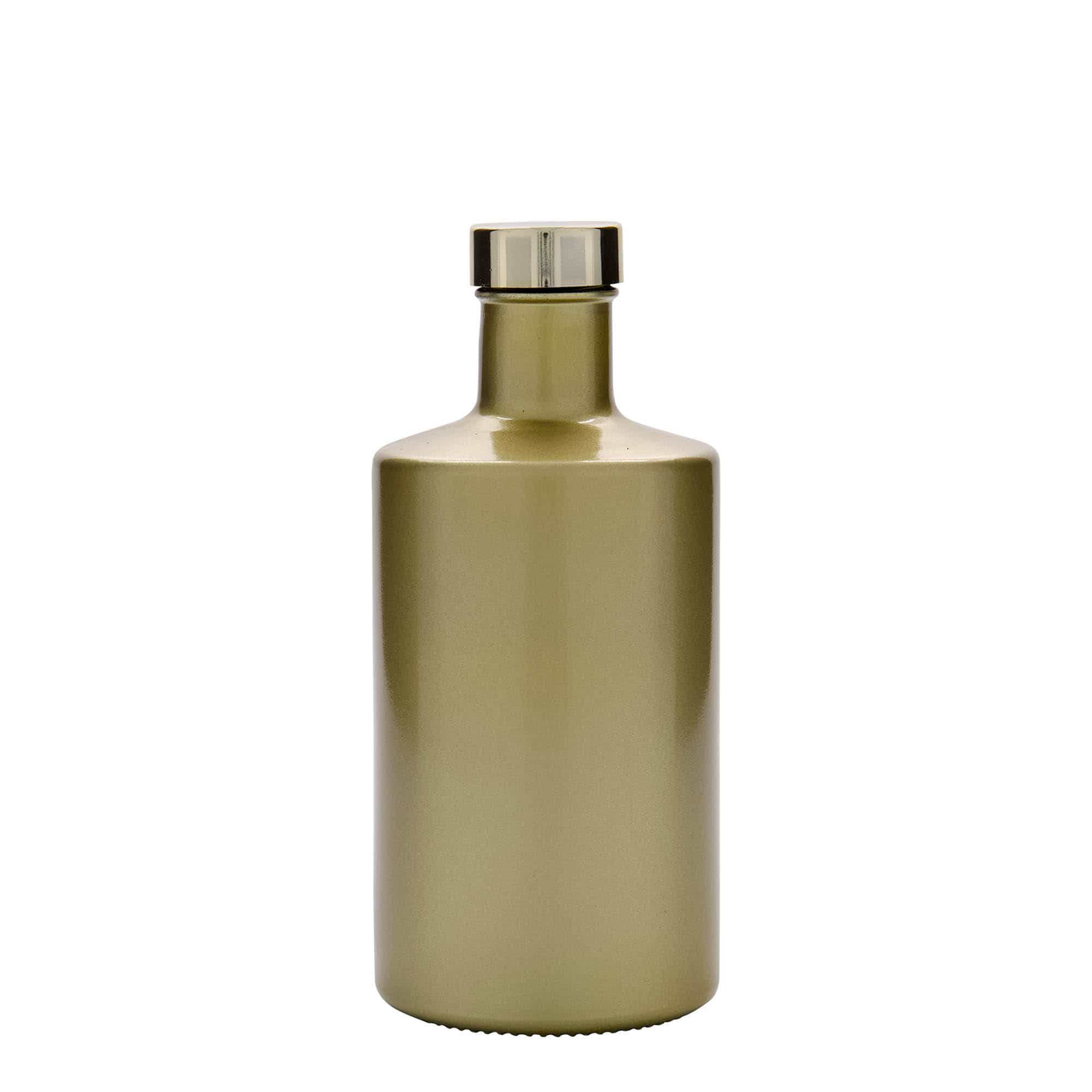 500 ml glasflaska 'Caroline', guld, mynning: GPI 33