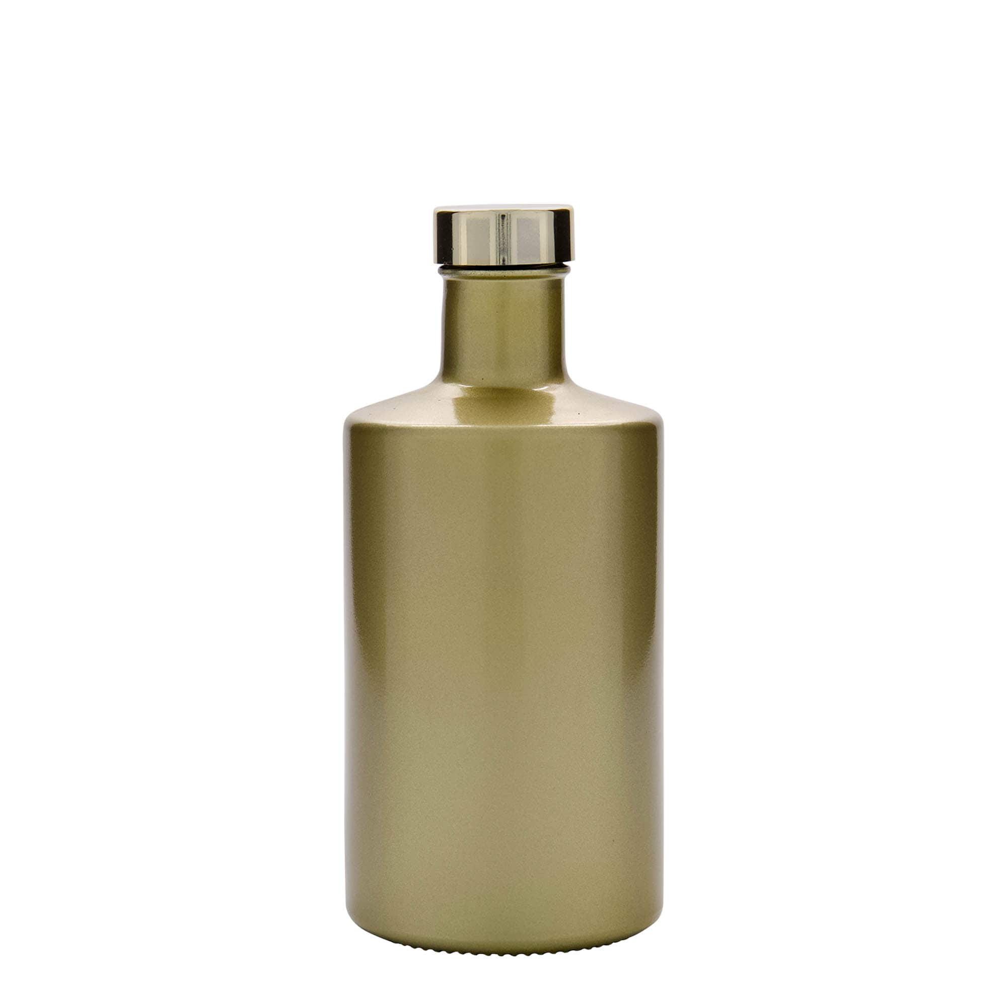 500 ml glasflaska 'Caroline', guld, öppning: GPI 33
