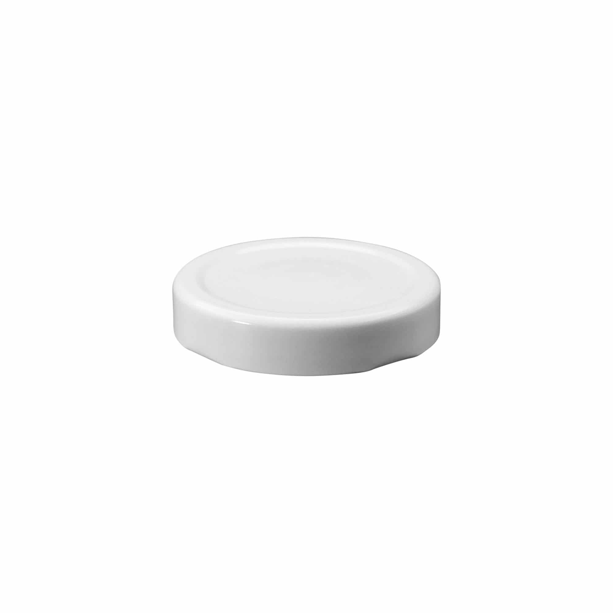 Deep twist off-lock, plåt, vit, för mynning: Deep-TO 66