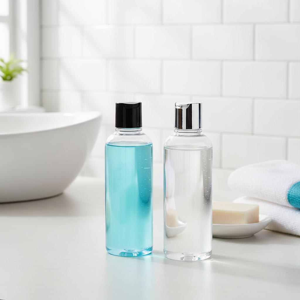 Skruvlock Disc Top, PP-plast, svart, för öppning: 24/410