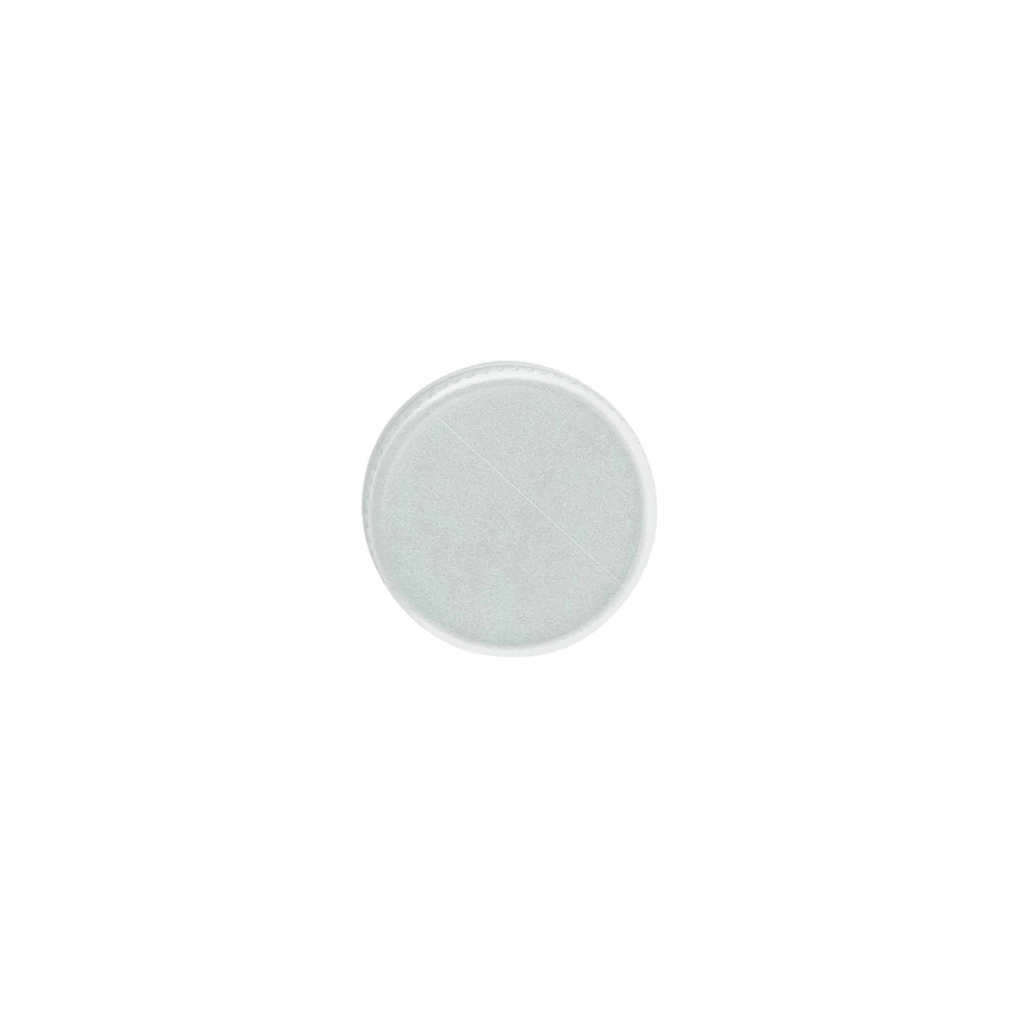 Skruvkapsel, metall, silver, för mynning: PP 24