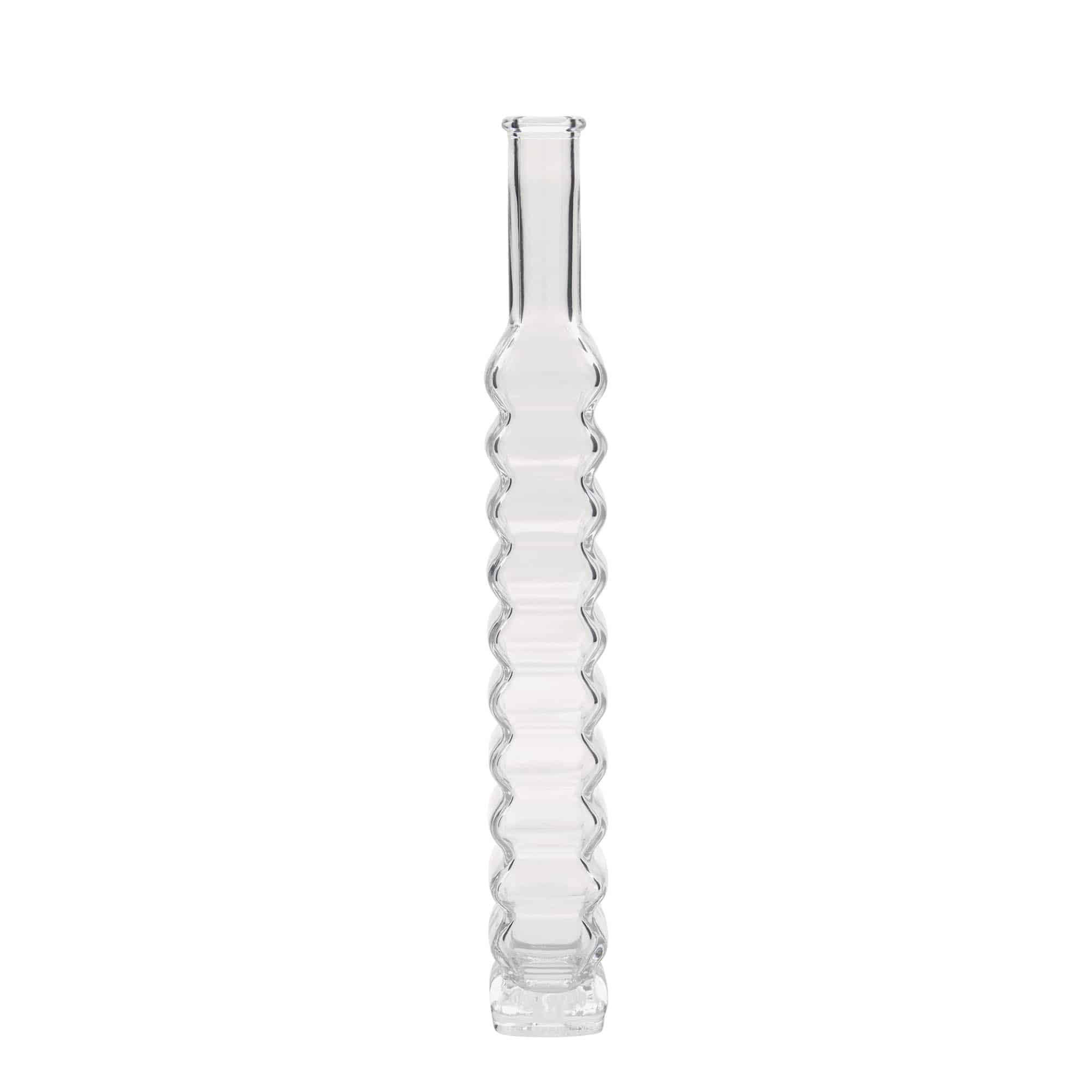 200 ml glasflaska 'Roma, fyrkantig, öppning: kork'