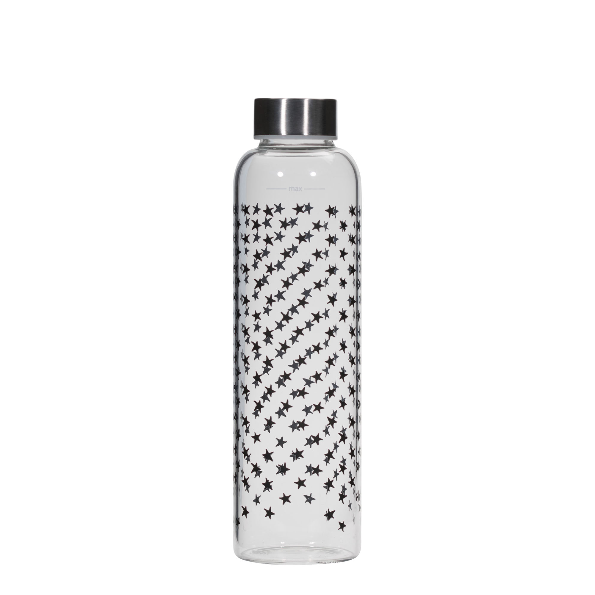 500 ml vattenflaska 'Perseus - Svarta stjärnor', öppning: skruvlock 500 ml vattenflaska 'Perseus - Svarta stjärnor', öppning: skruvlock
