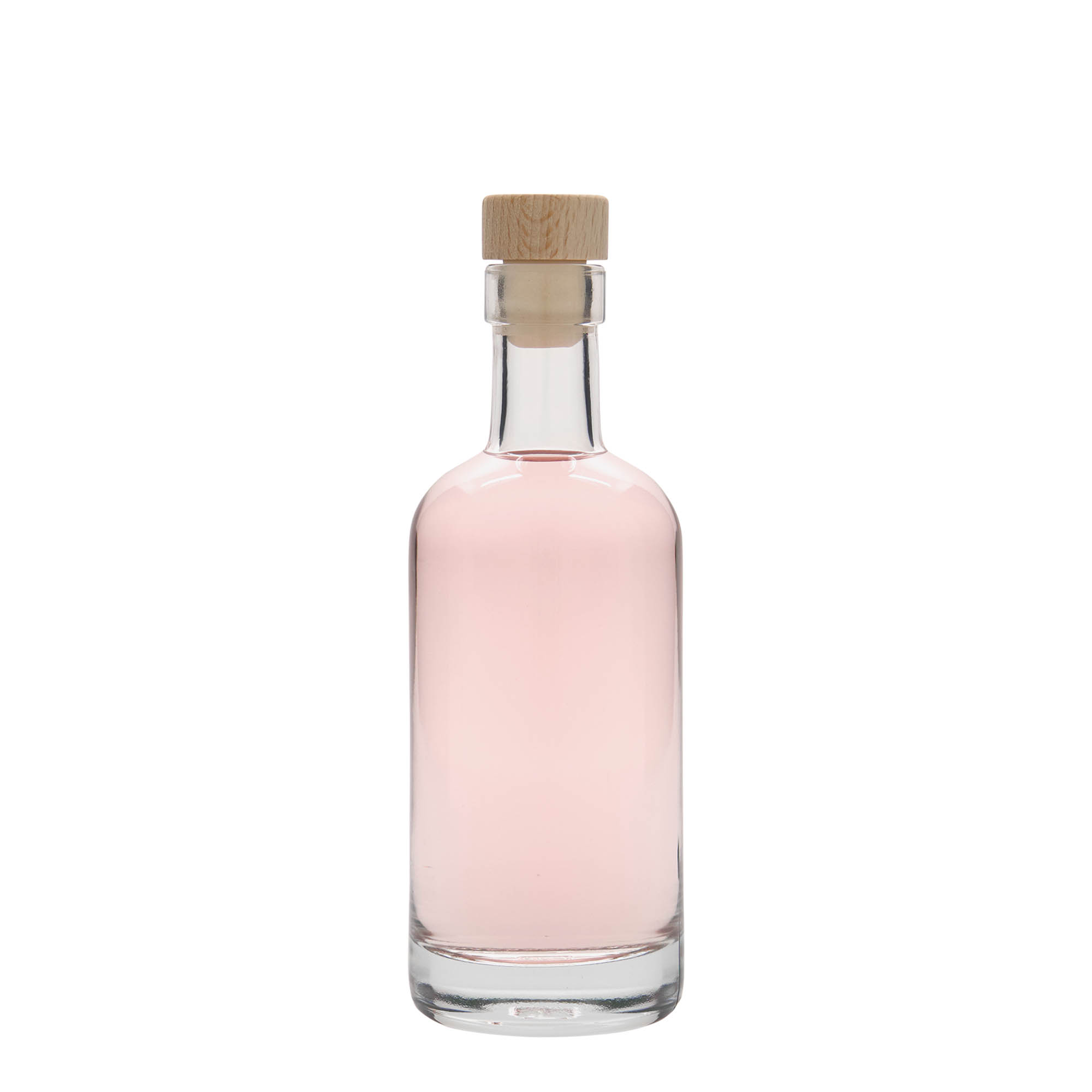250 ml glasflaska 'Linea Uno', öppning: kork