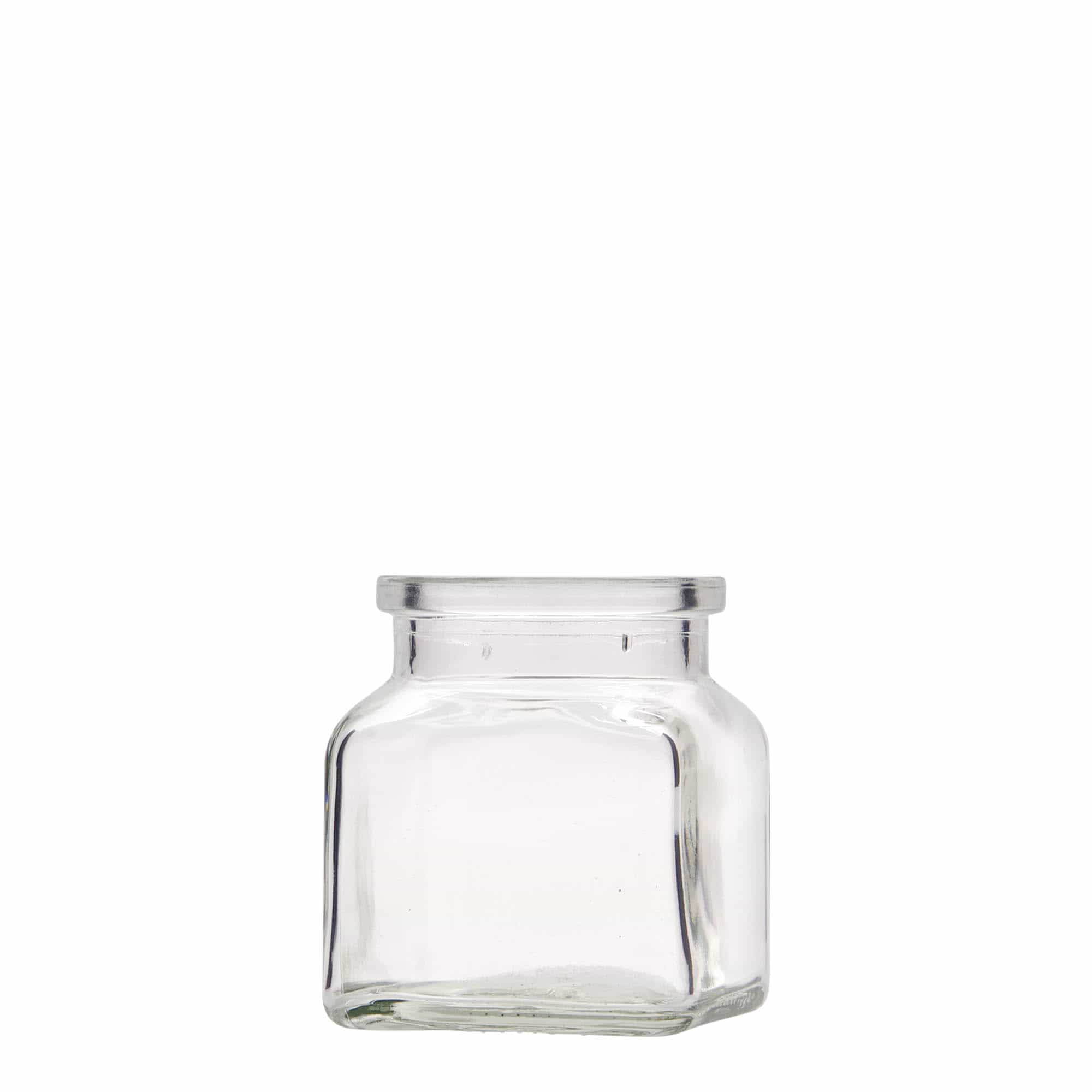 120 ml korkglas, fyrkantigt, mynning: kork