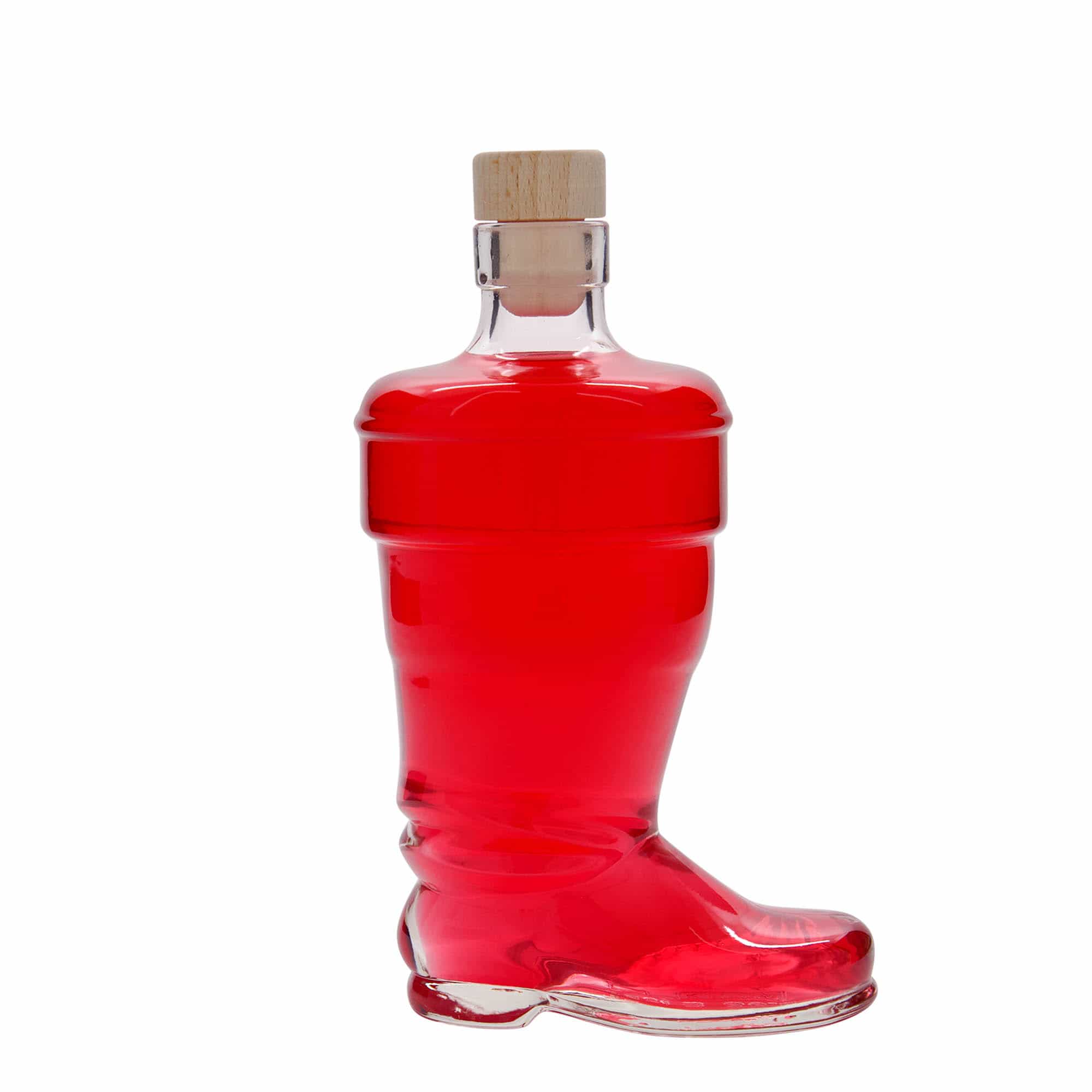 350 ml glasflaska Stövel, mynning: kork