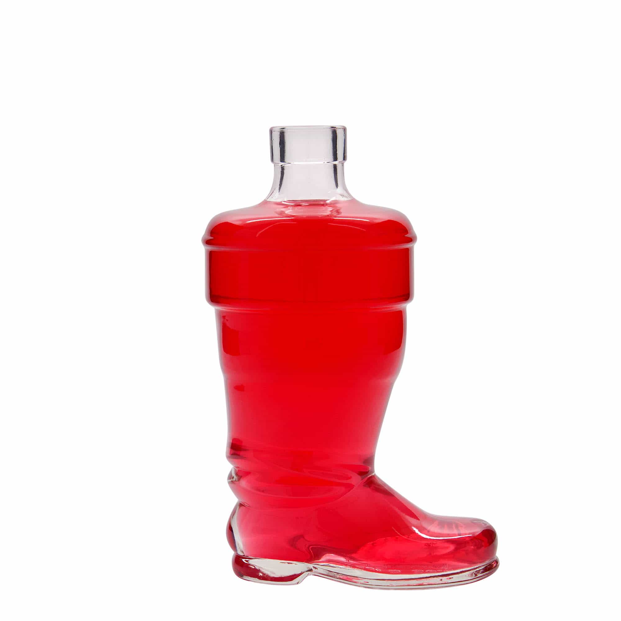 350 ml glasflaska Stövel, mynning: kork