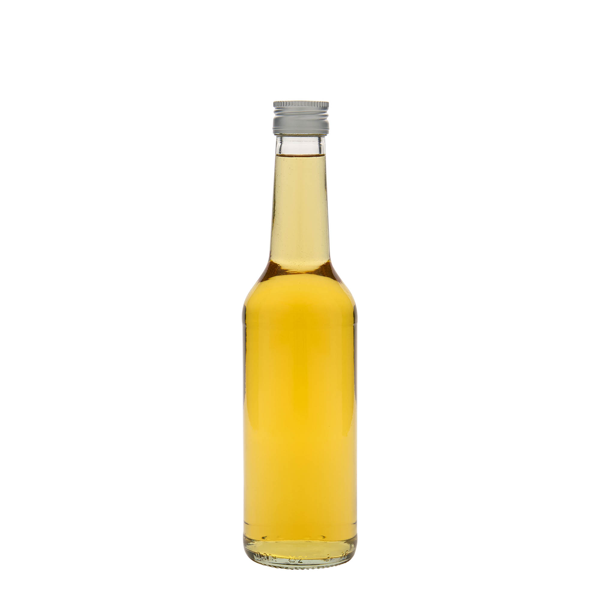 350 ml glasflaska med rak hals, öppning: PP 28