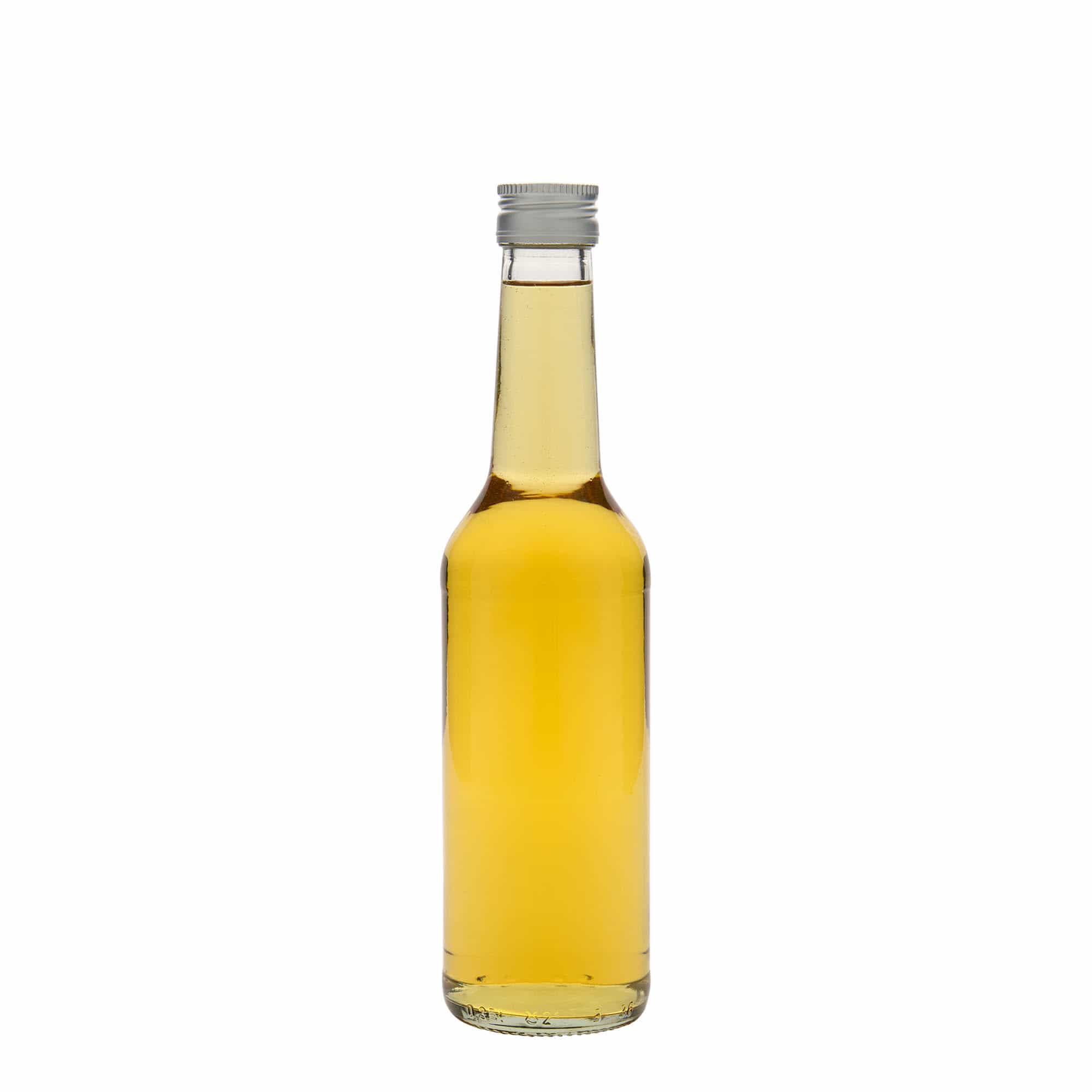 350 ml glasflaska med rak hals, öppning: PP 28