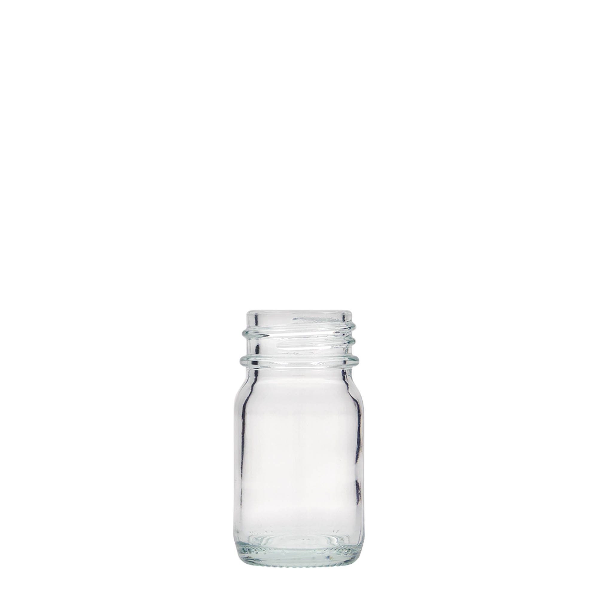 30 ml vid halsglas, mynning: DIN 32