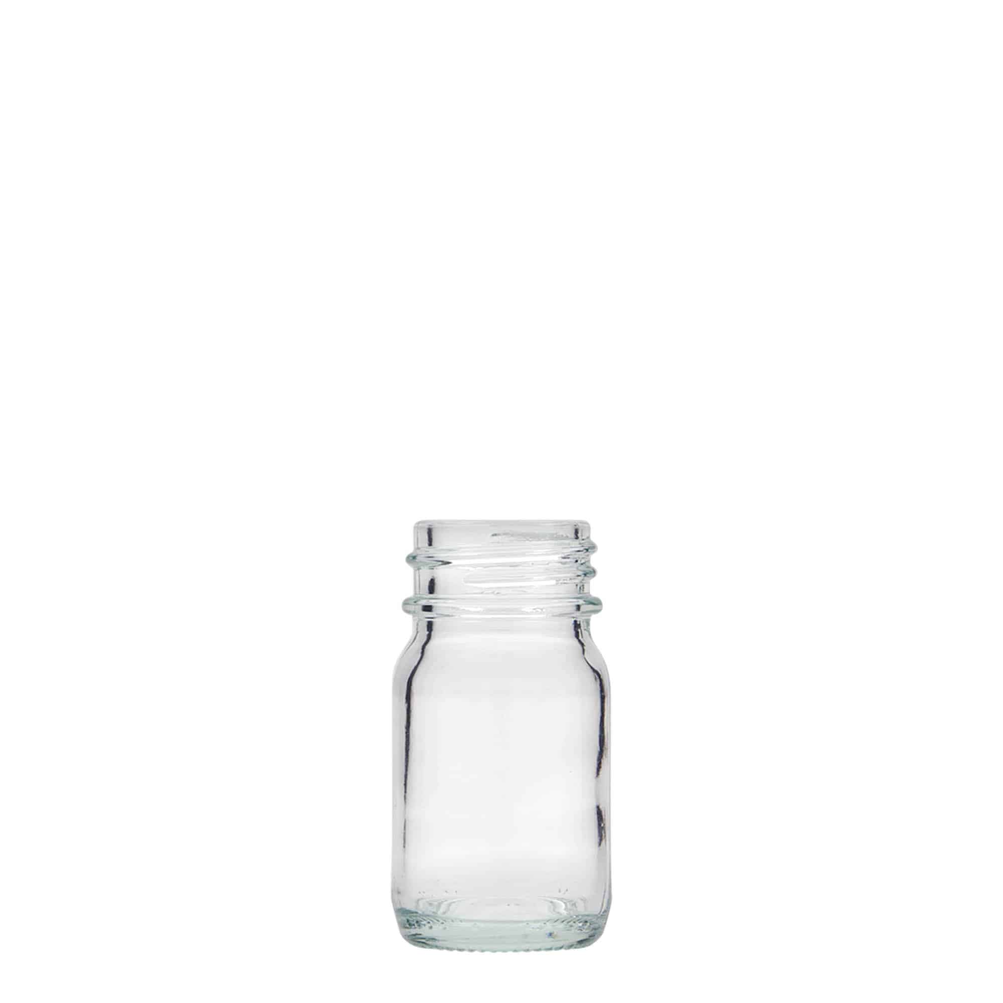 30 ml vid halsglas, mynning: DIN 32