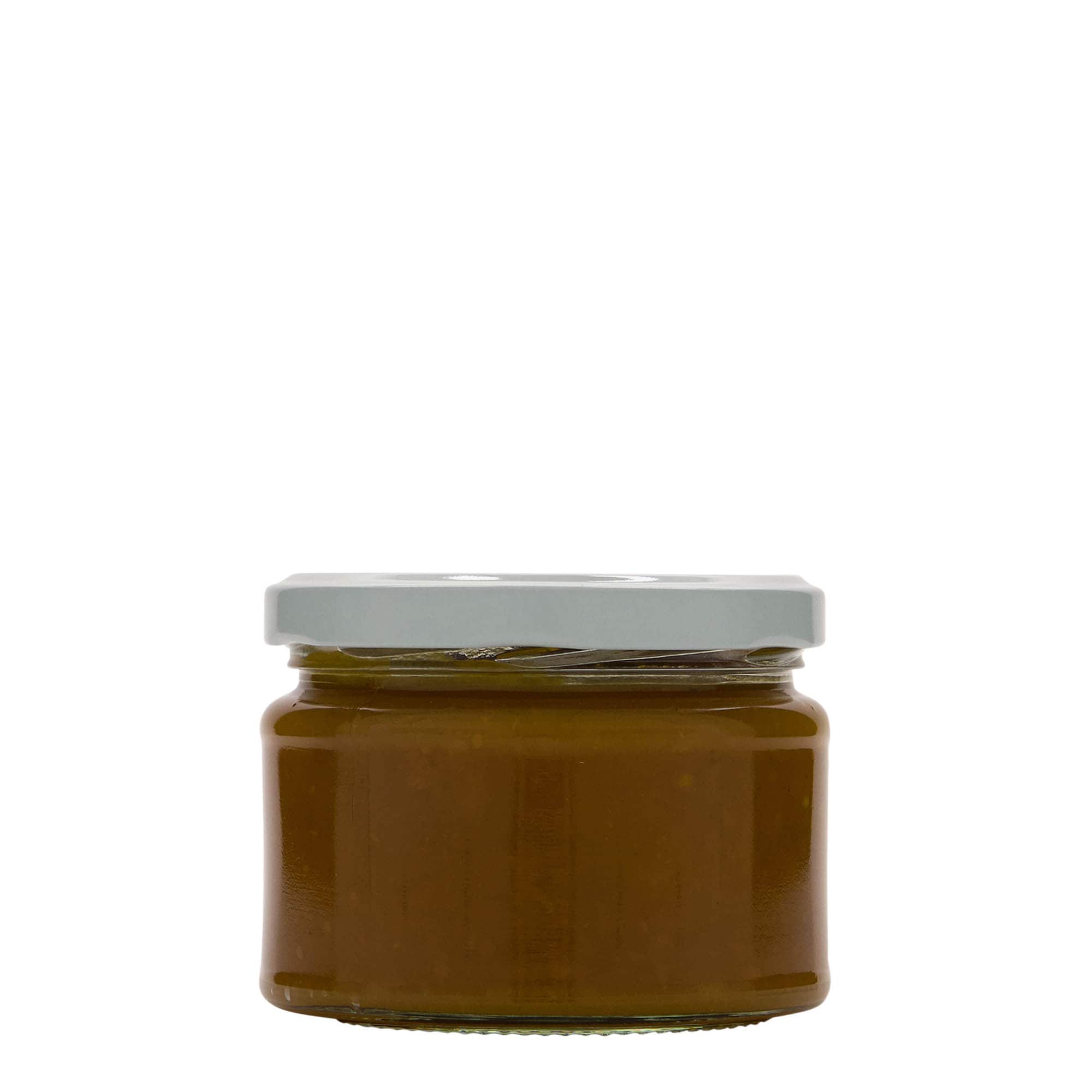 280 ml platt runt glas, öppning: Twist-Off (TO 82)