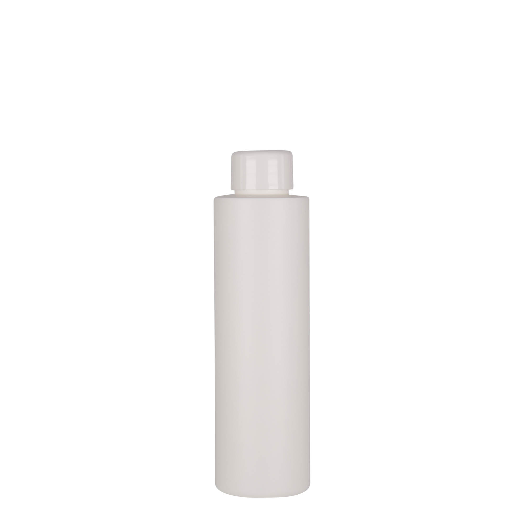 150 ml plastflaska 'Pipe', HDPE, vit, öppning: 24/410