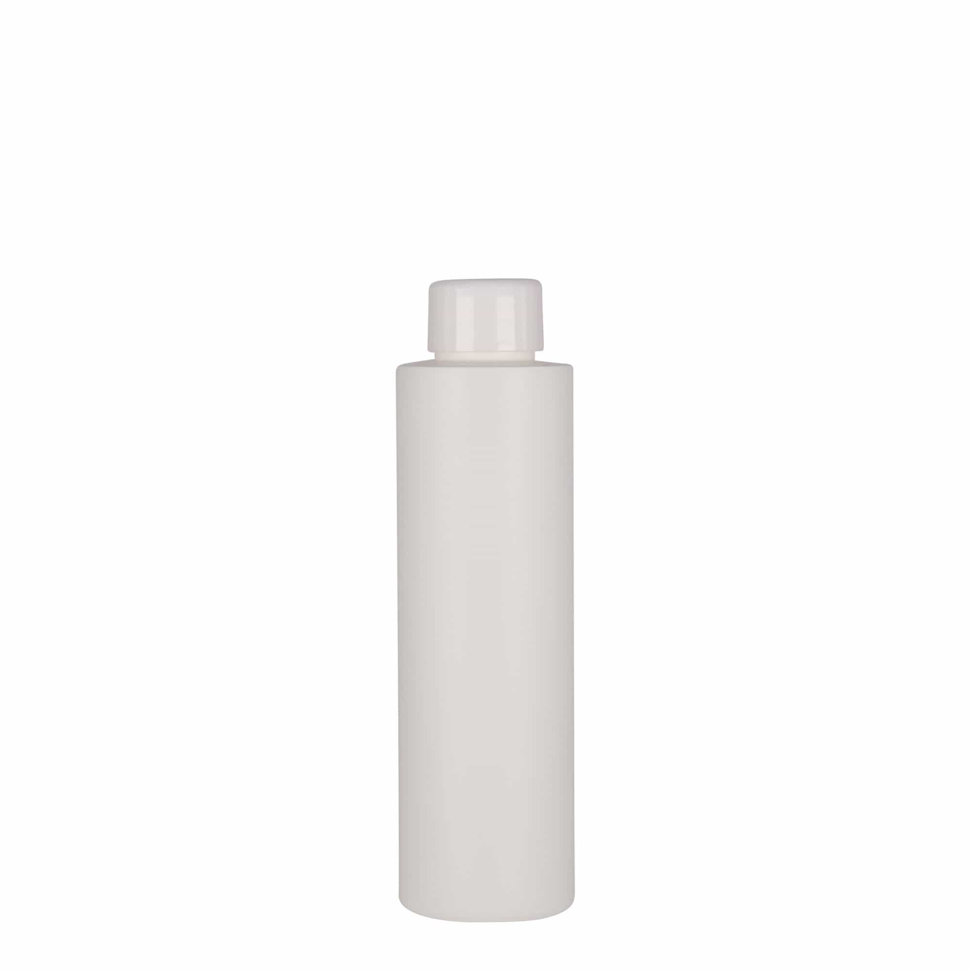 150 ml plastflaska 'Pipe', HDPE, vit, öppning: 24/410