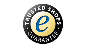 Logotyp för Trusted Shops Trusted Shops logotyp i färg på en vit bakgrund