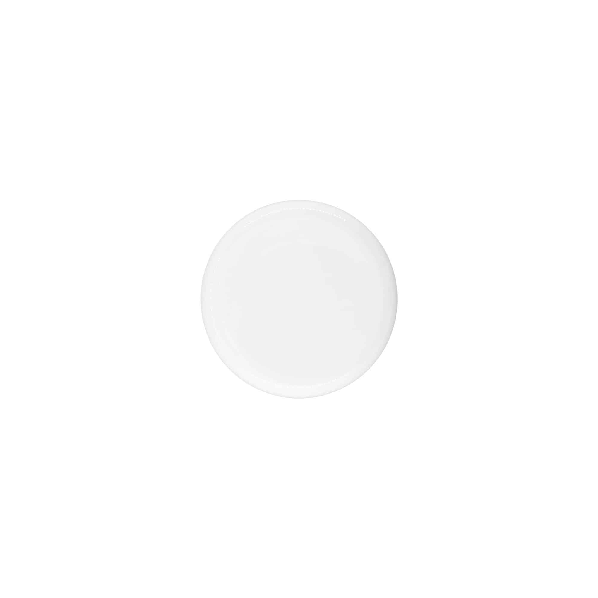 Skruvlock för 30 ml 'Bianca', PP-plast, vit