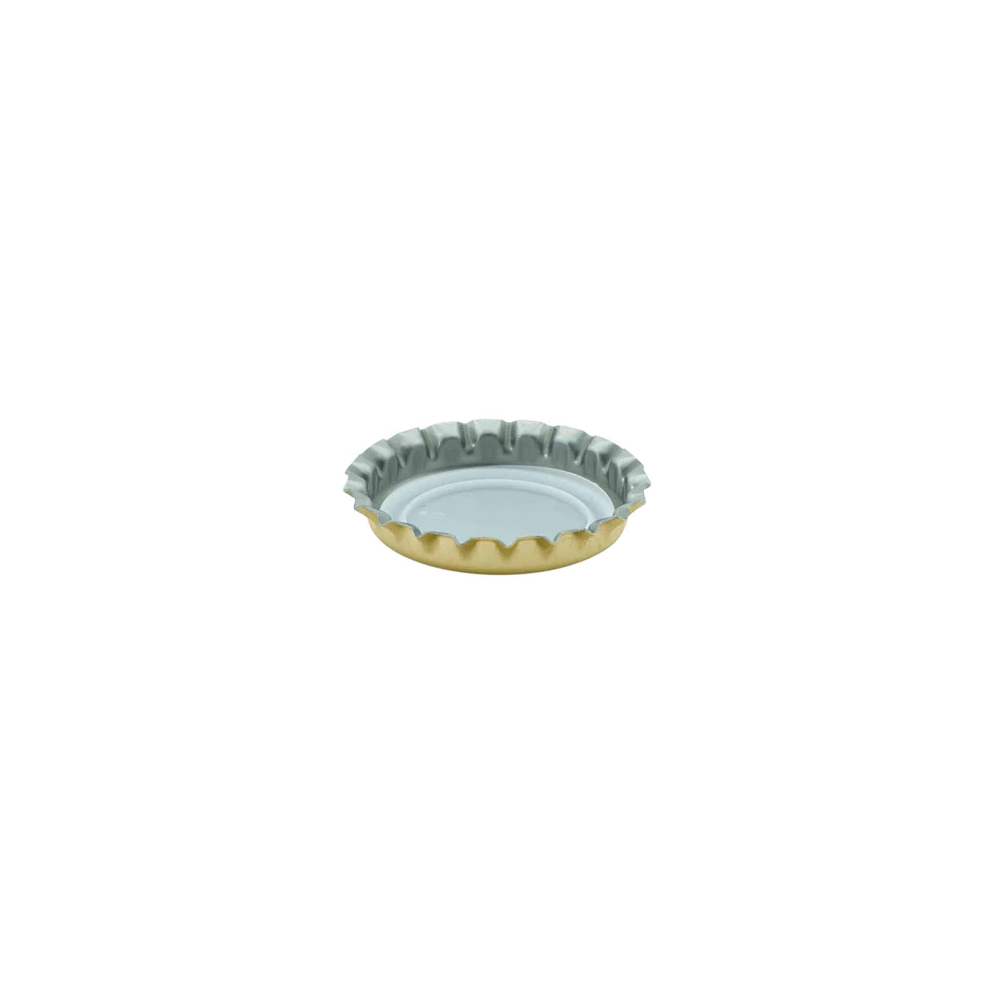 Kapsylen 26 mm, metall, guld