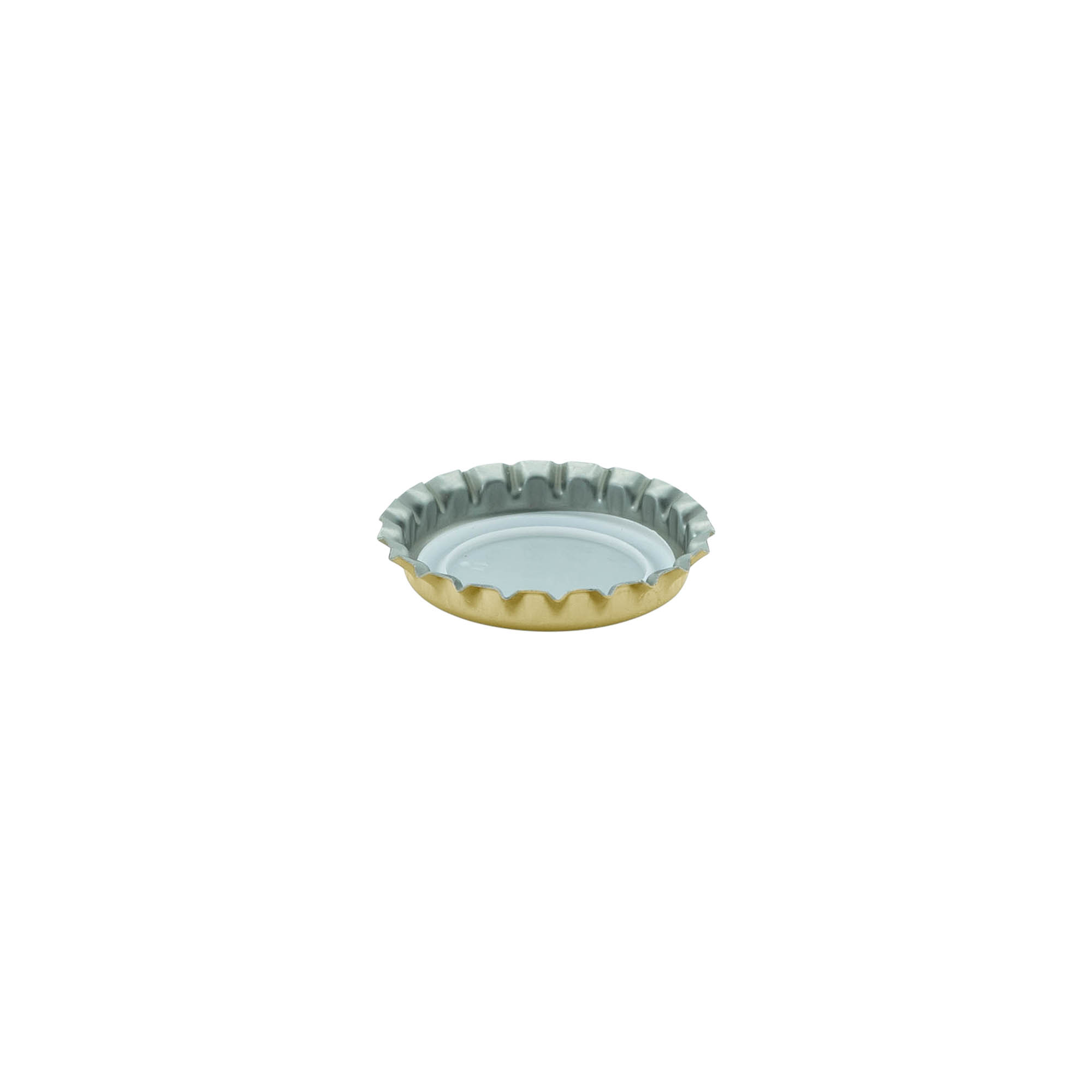 Kapsylen 26 mm, metall, guld