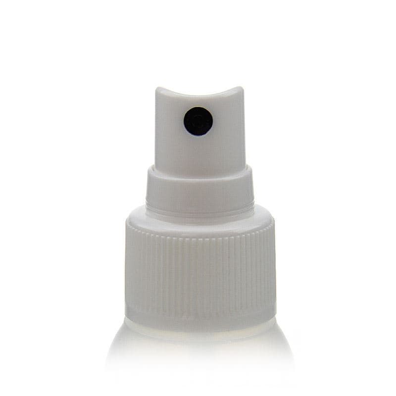 Skruvkapsel spraymunstycke, PP-plast, vit, för mynning: GPI 20/410