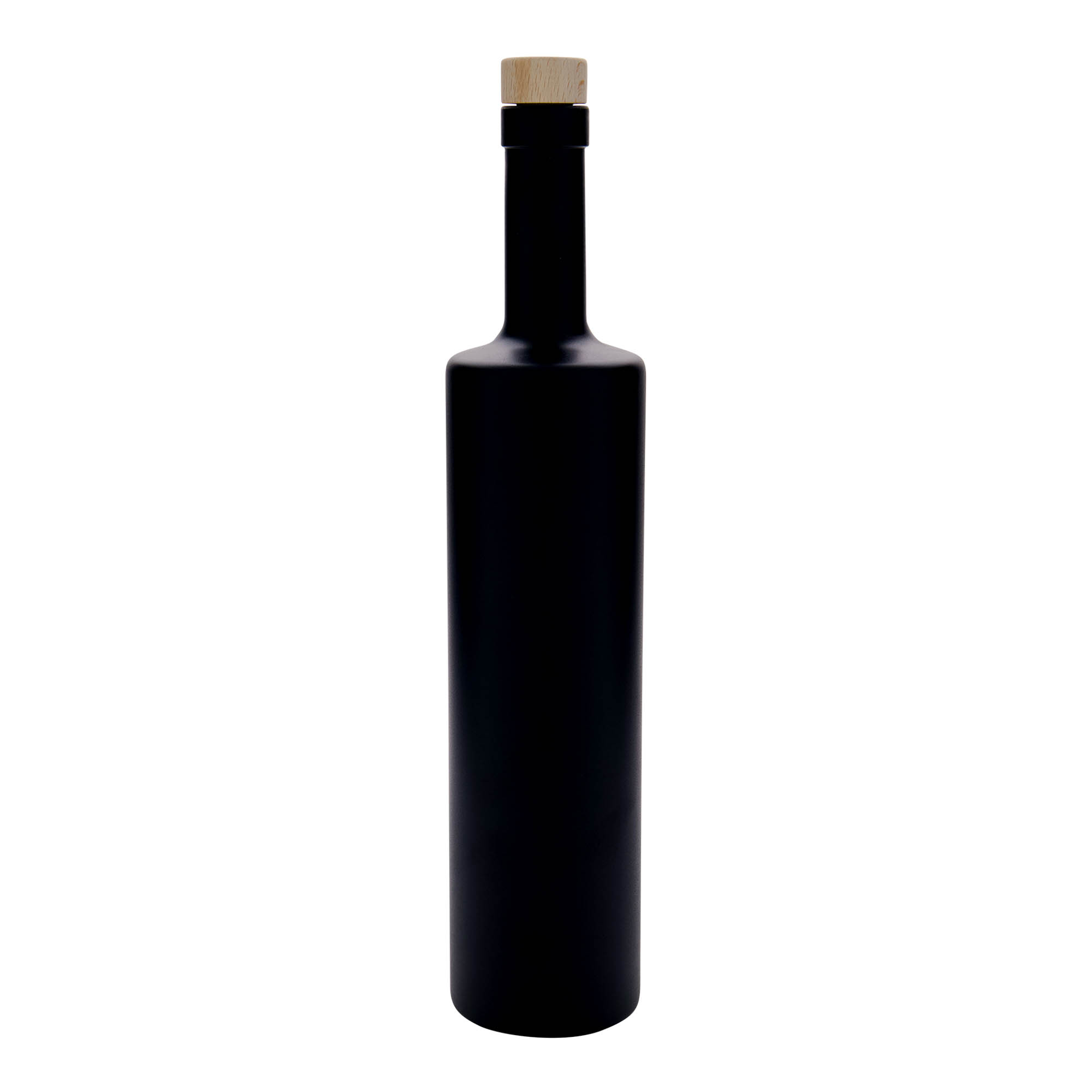 700 ml glasflaska 'Centurio', svart, mynning: kork 700 ml glasflaska 'Centurio', svart, mynning: kork