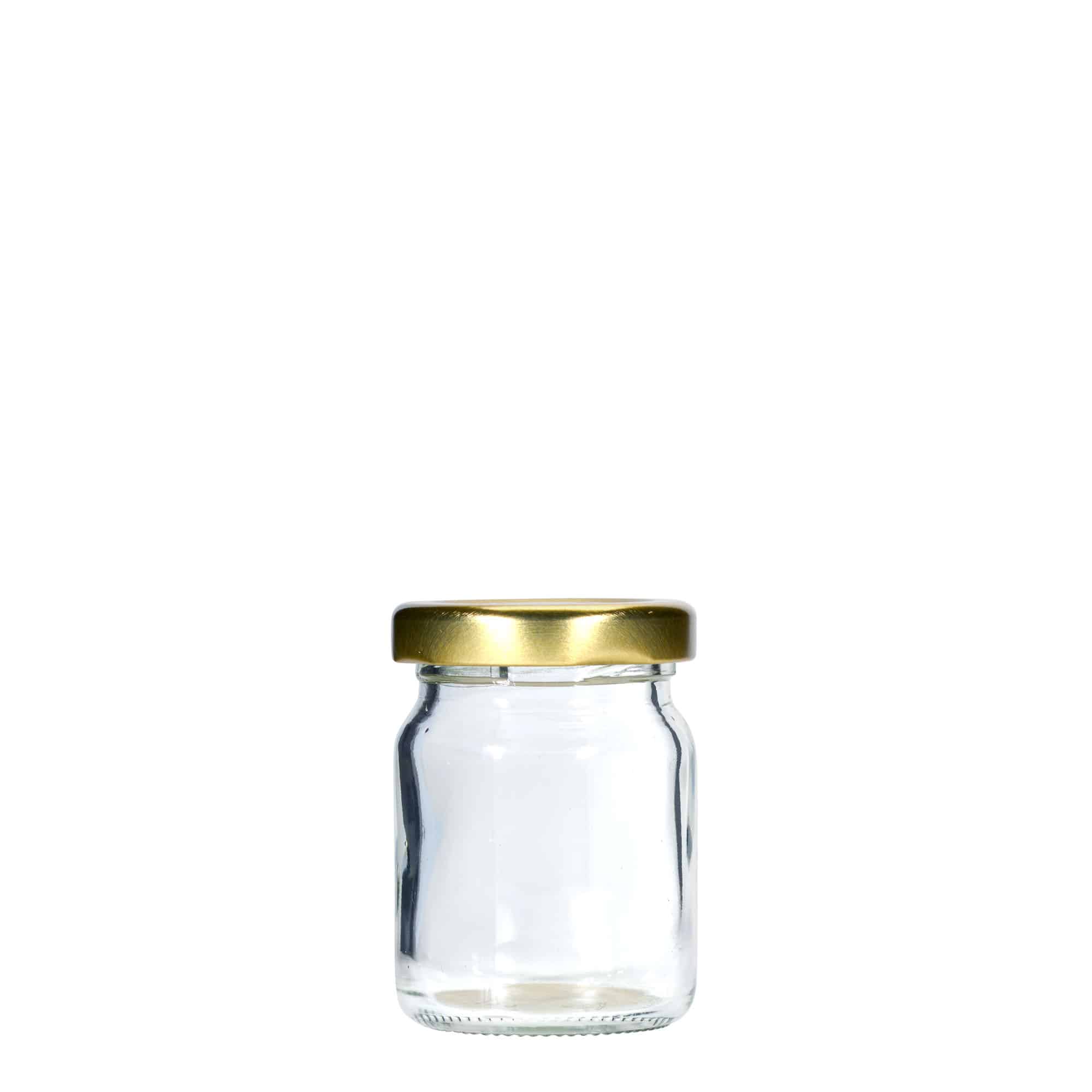 60 ml rund burk, mynning: twist off (TO 43)
