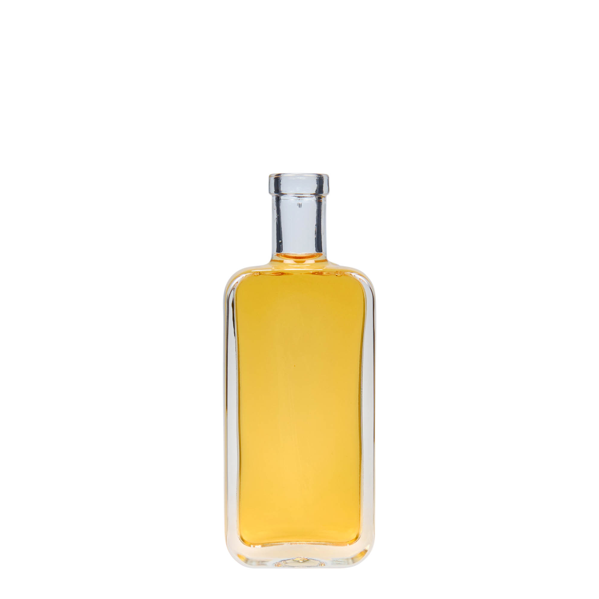 100 ml glasflaska 'Nice', rektangulär, öppning: kork