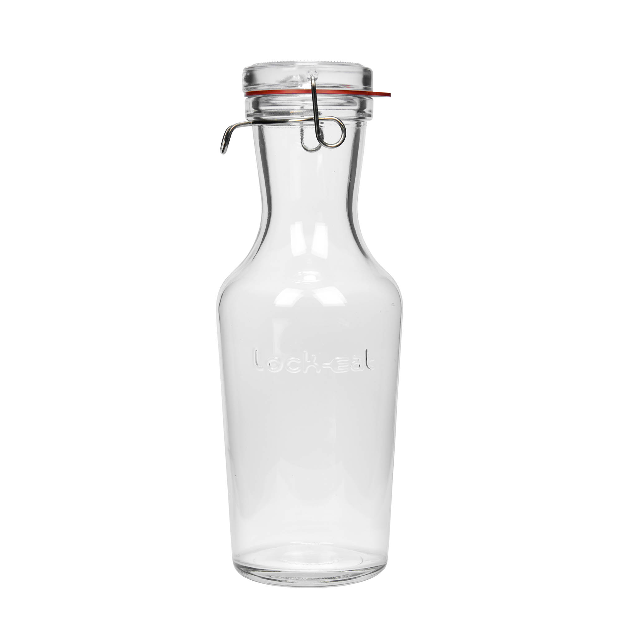 1 000 ml glaskaraff 'Lock-Eat', mynning: trågbågslås 1 000 ml glaskaraff 'Lock-Eat', mynning: trågbågslås