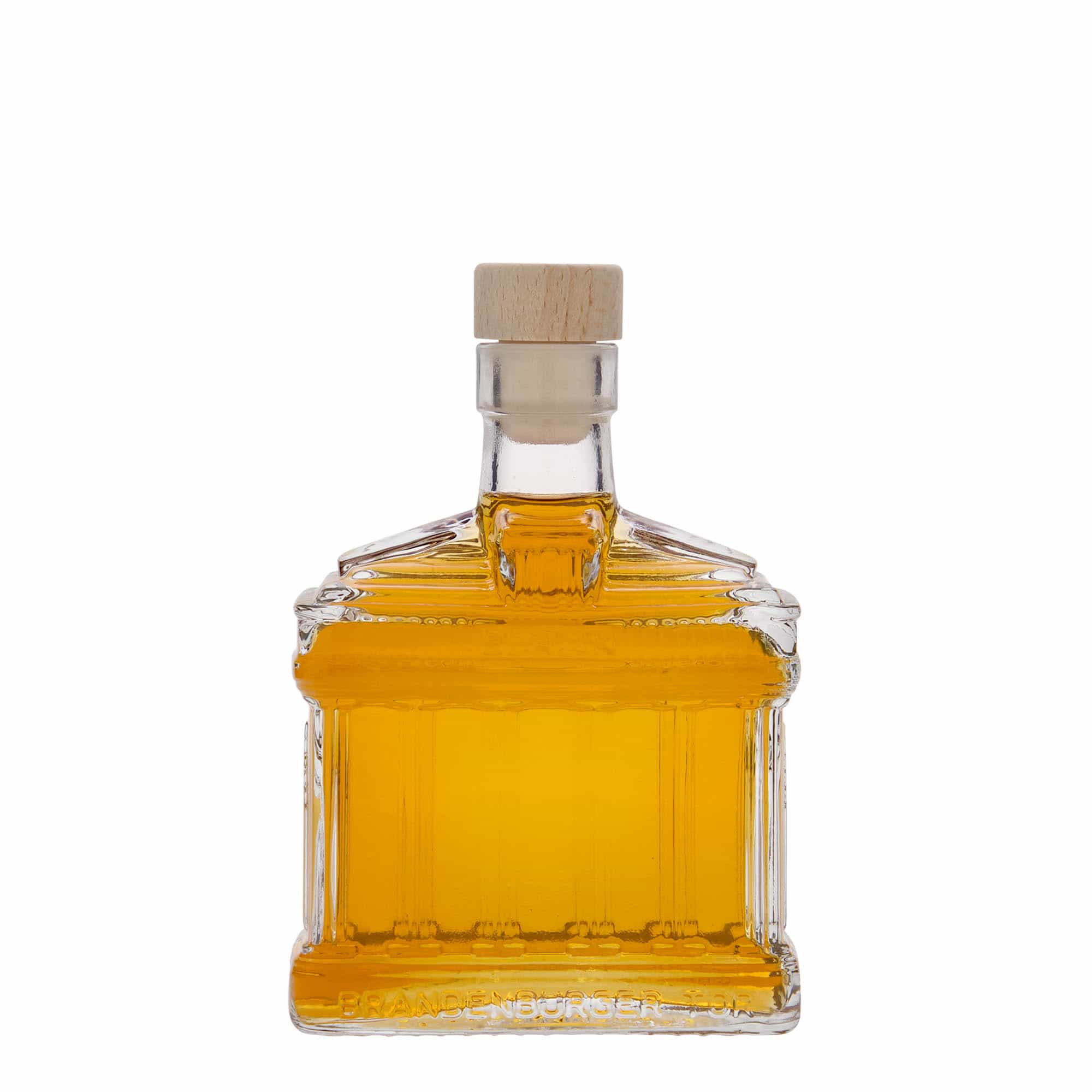 200 ml glasflaska 'Brandenburger Tor', öppning: kork