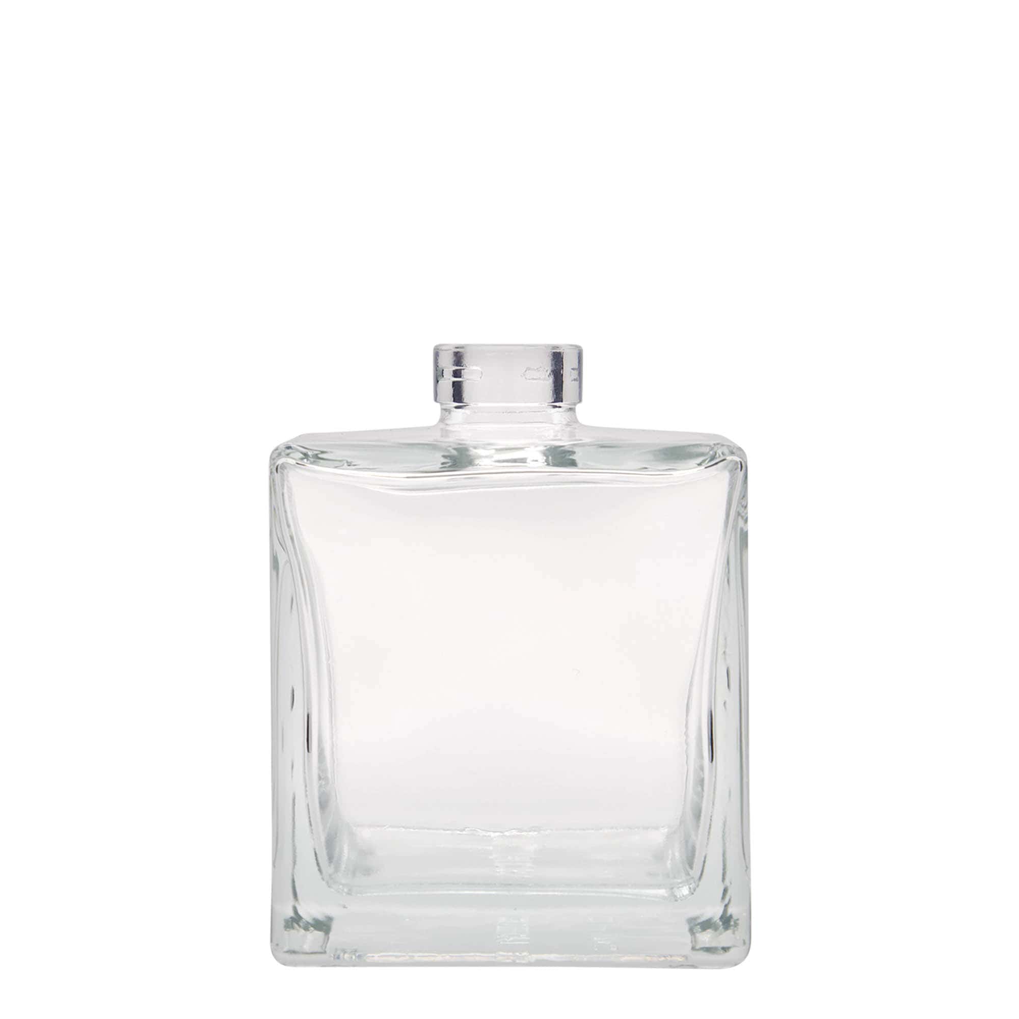 500 ml glasflaska 'Cube', kvadratisk, mynning: kork 500 ml glasflaska 'Cube', kvadratisk, mynning: kork