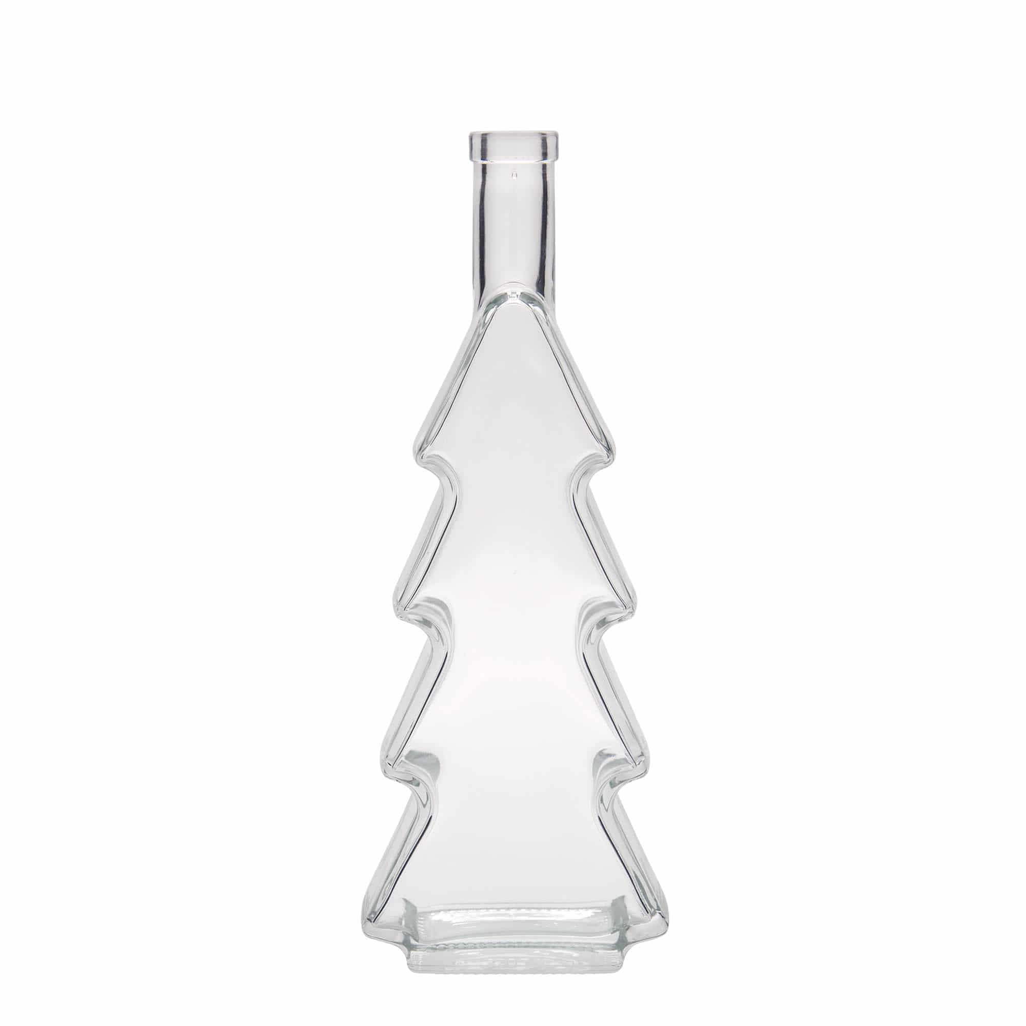 500 ml glasflaska 'Julgran', mynning: kork 500 ml glasflaska 'Julgran', mynning: kork