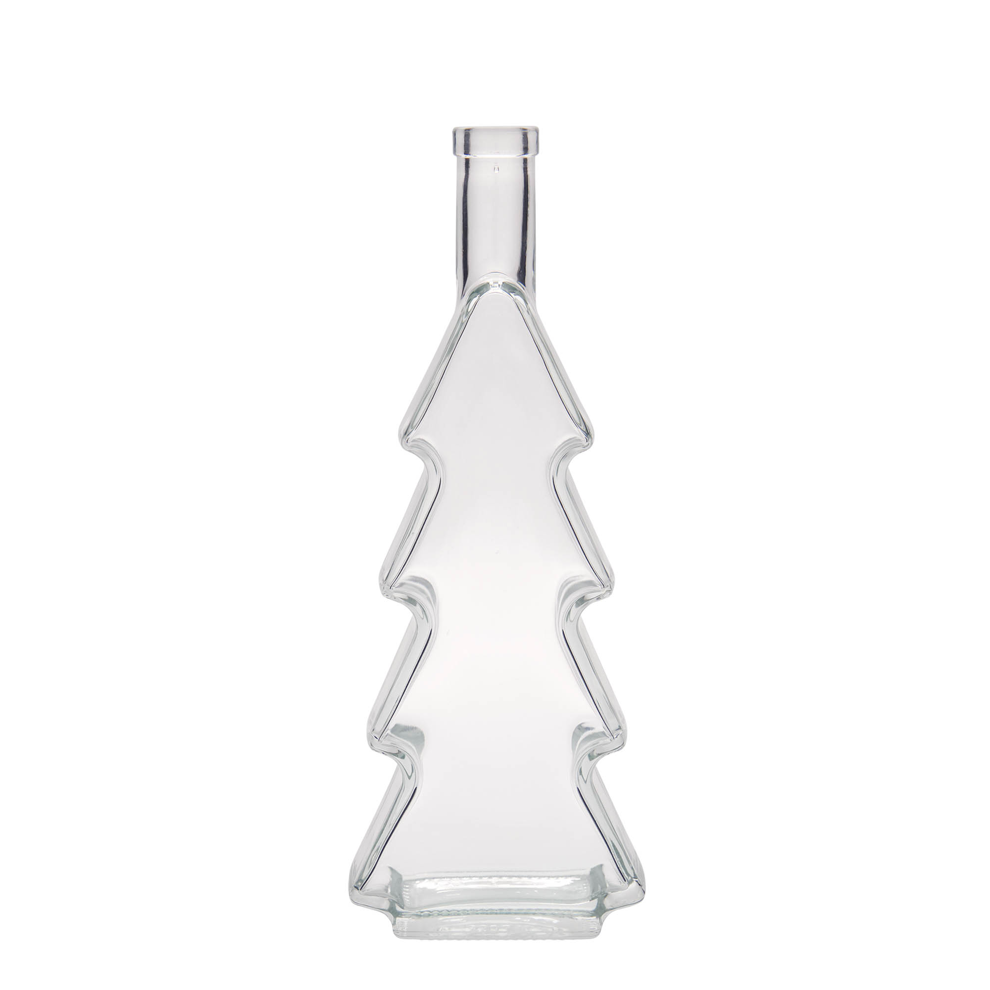 500 ml glasflaska 'Julgran', öppning: kork