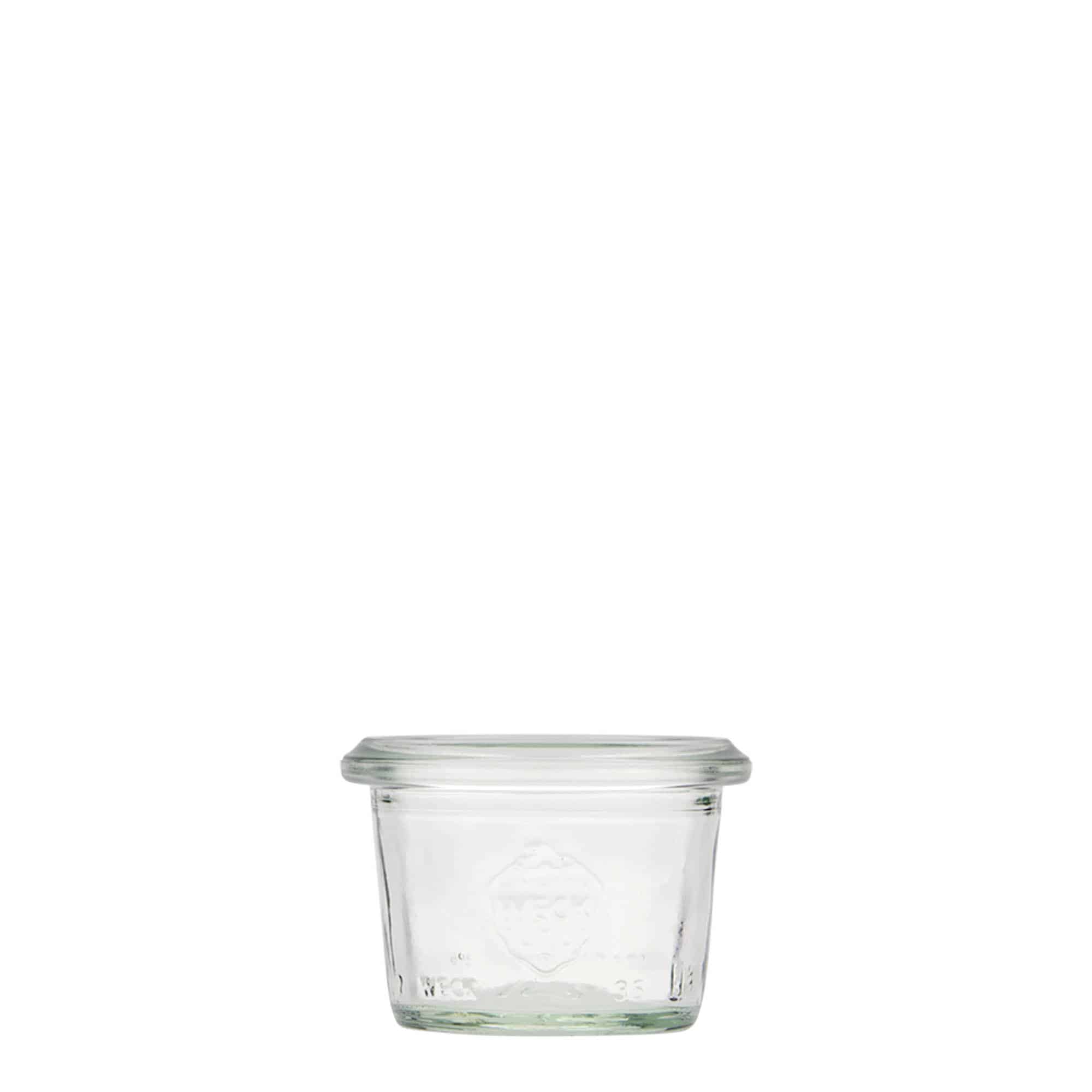 35 ml WECK cylindrisk burk, mynning: rund kant
