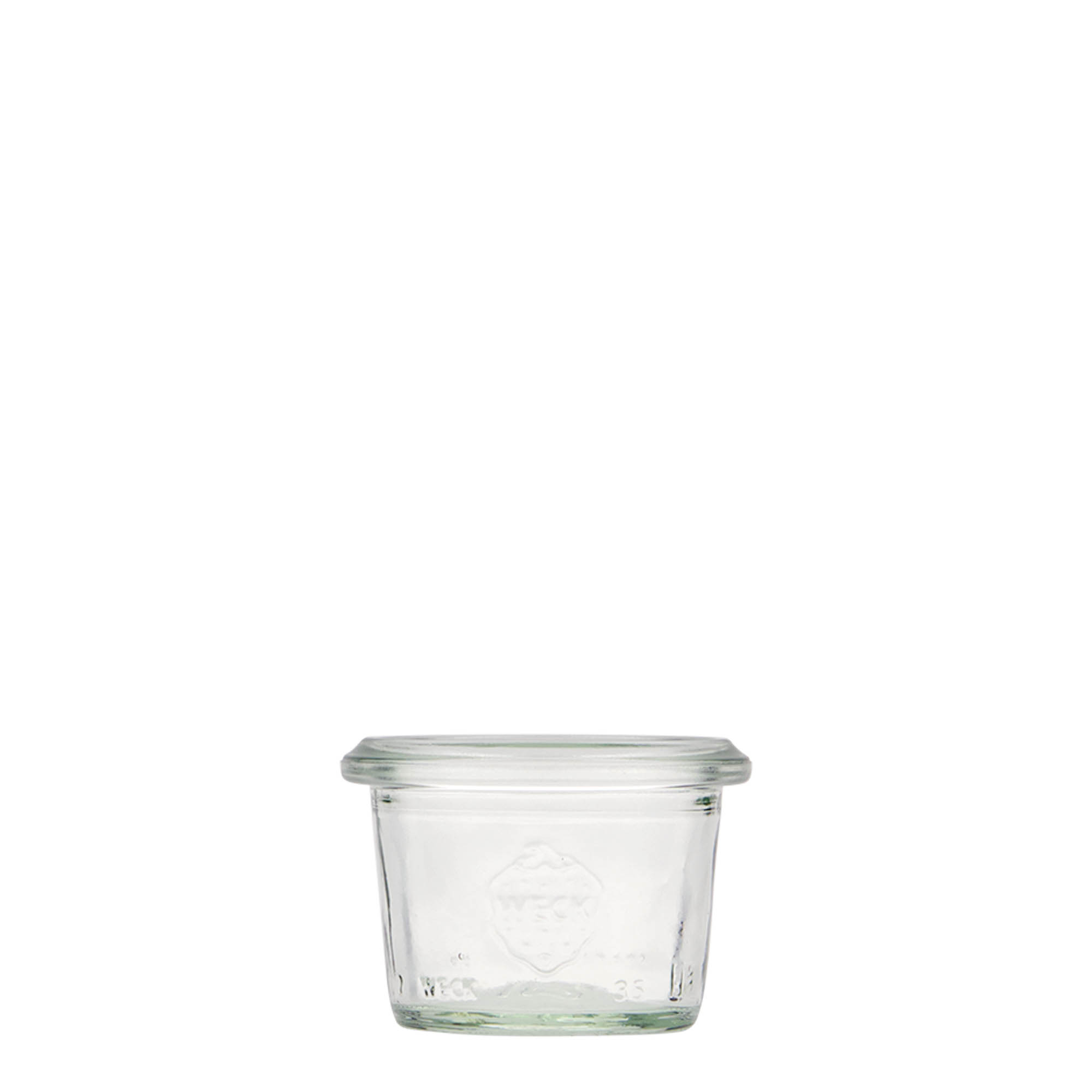 35 ml WECK-störtglas, mynning: rund kant 35 ml WECK-störtglas, mynning: rund kant