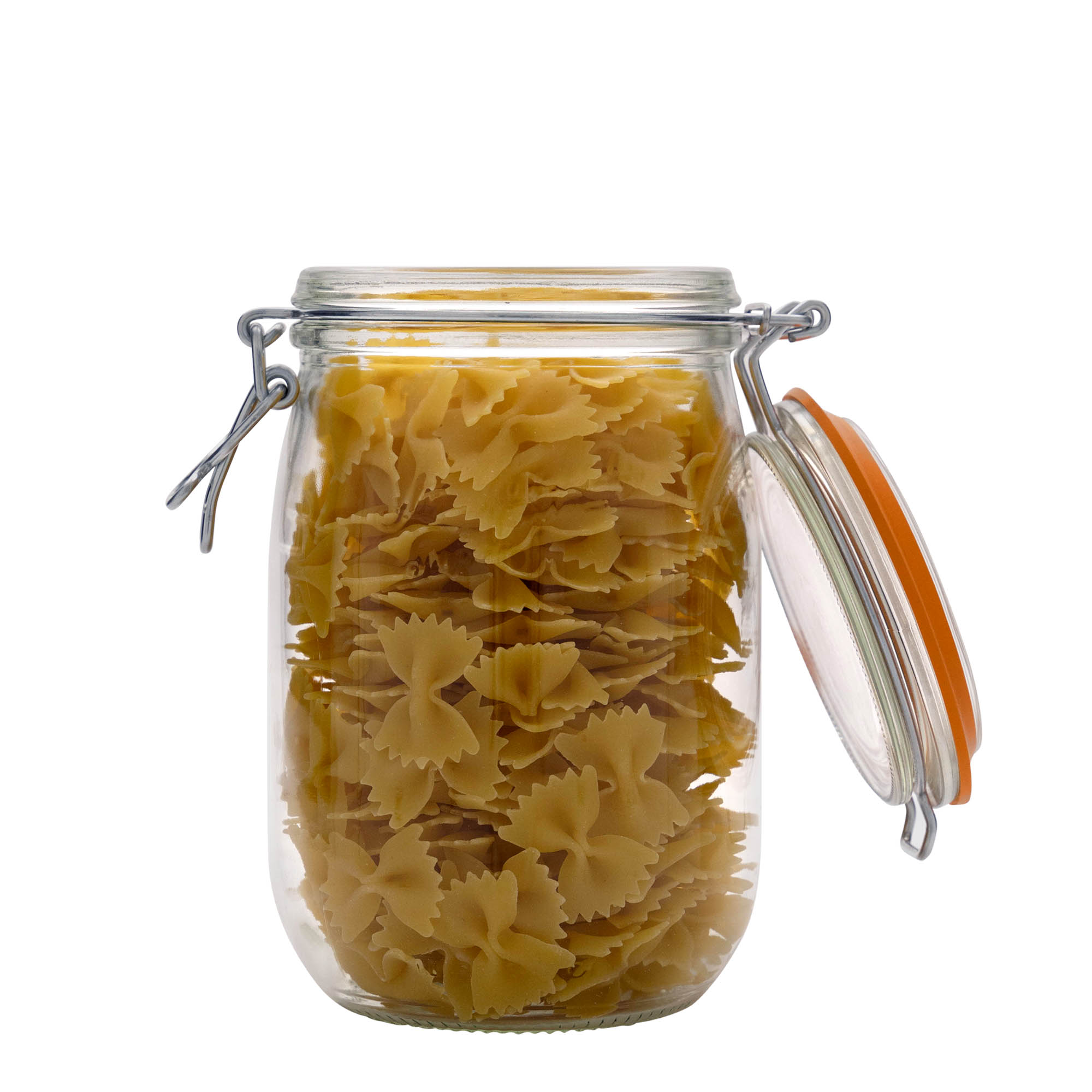 1 000 ml tråghänglåsburk 'Le Parfait Super Bocal', öppning: tråghänglås 1 000 ml tråghänglåsburk 'Le Parfait Super Bocal', öppning: tråghänglås