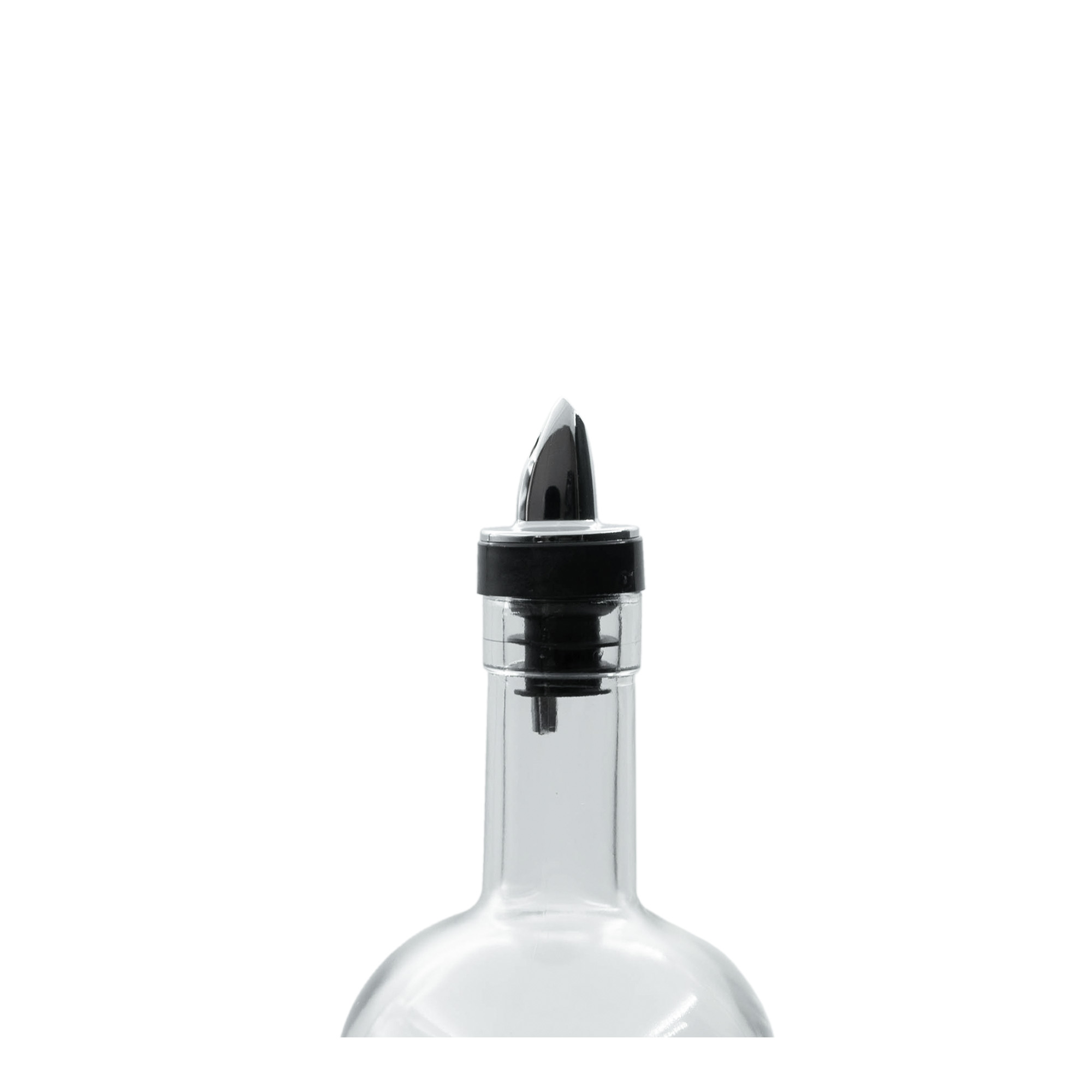Jet pour-hällpip, PE-plast, silver