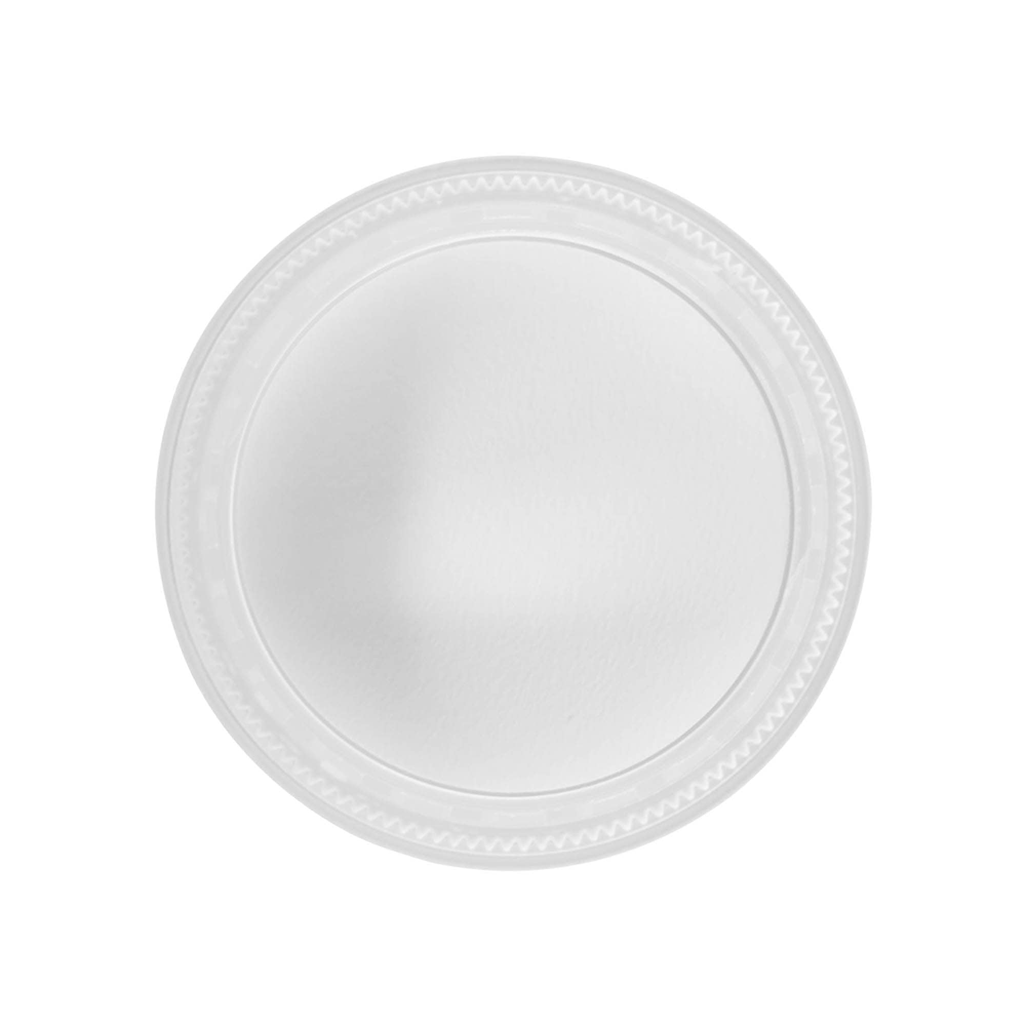 Skruvkapsel 'Clear/Platin Edition', PP-plast, vit, för mynning: 53/2P