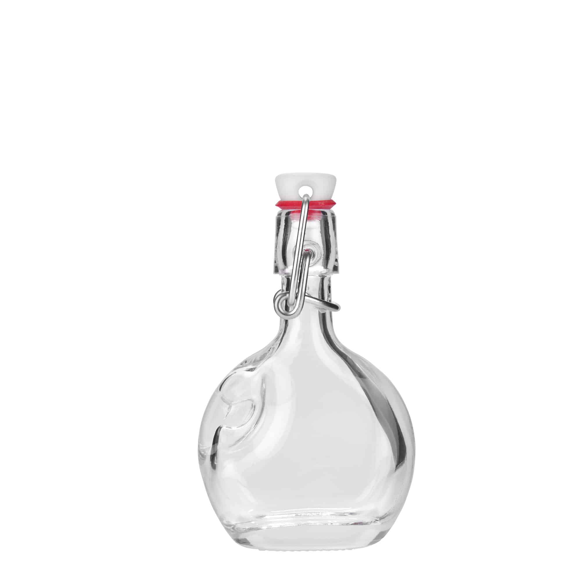 40 ml glasflaska 'Lukas', oval, mynning: patentkork