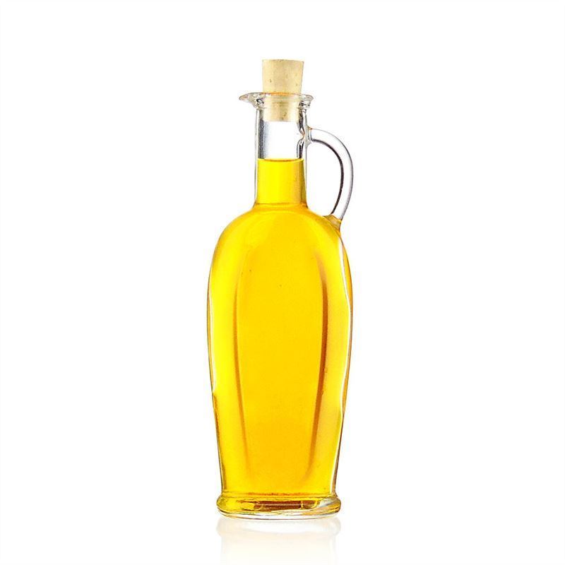 250 ml glasflaska 'Eleganta', oval, öppning: kork