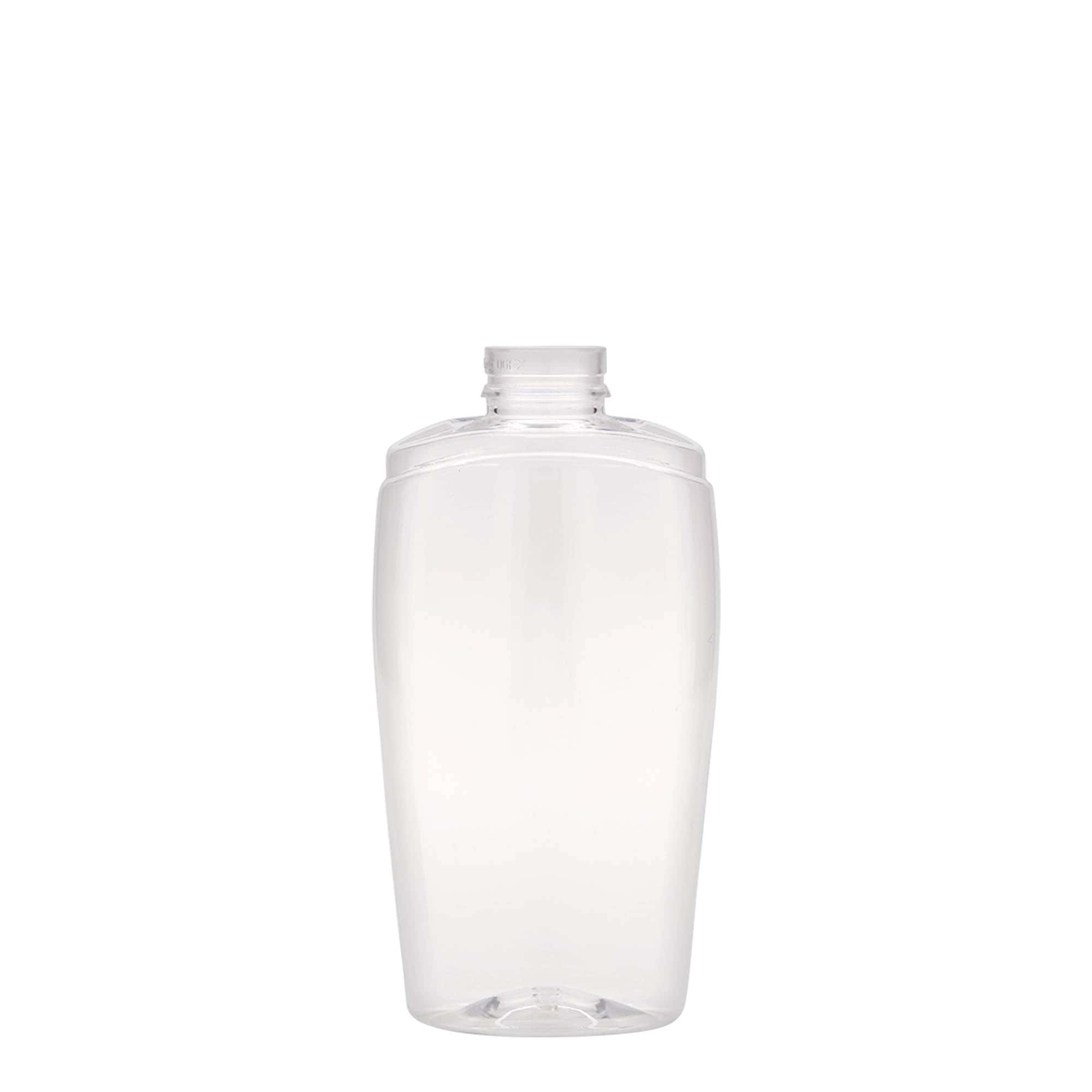 200 ml PET-flaska 'Squeeze', oval, plast