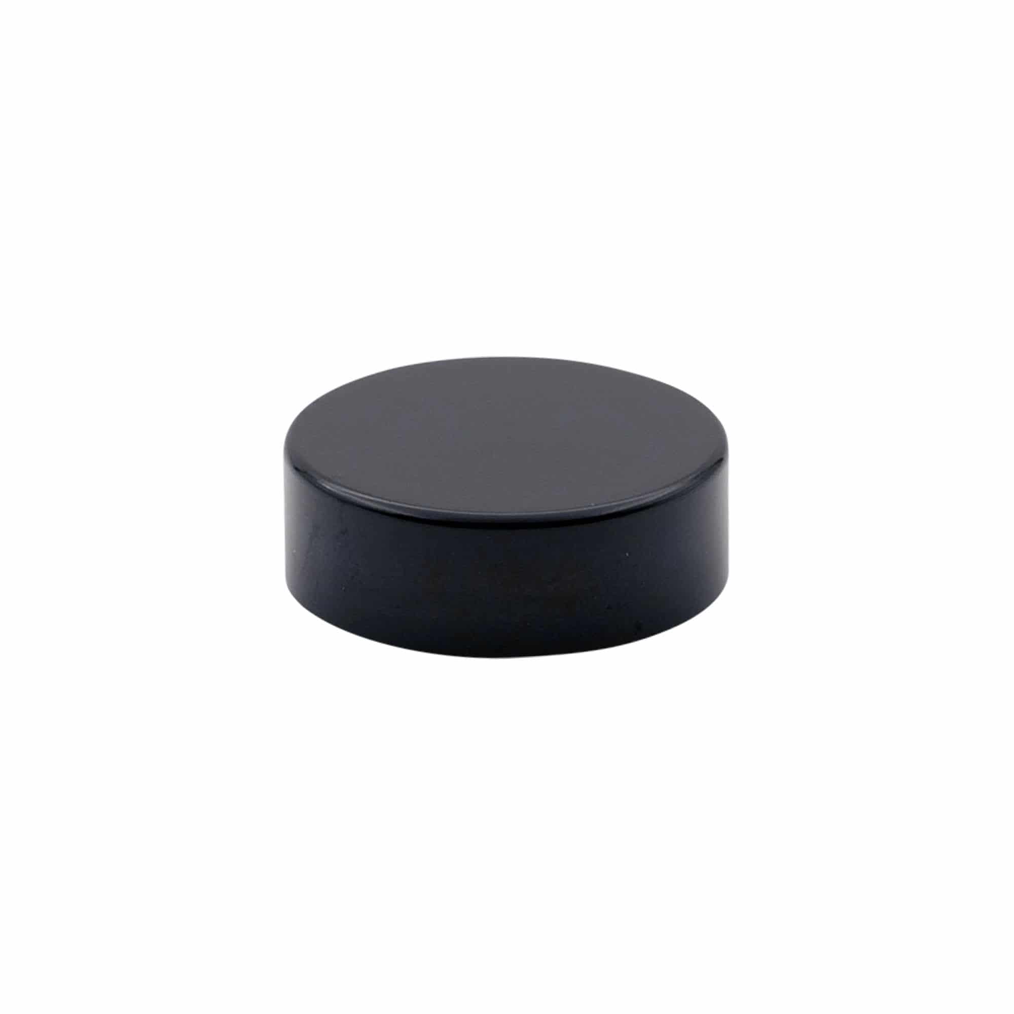 Skruvlock för 30 ml 'Brown Line', HPM-plast, svart Skruvlock för 30 ml 'Brown Line', HPM-plast, svart